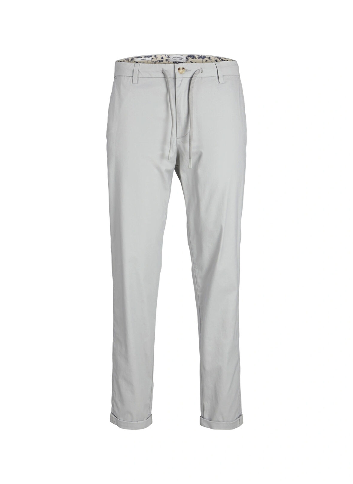 Jack & Jones Normal Bel Normal Paça Gri Erkek Pantolon JPSTACE JJSUMMER CHINO