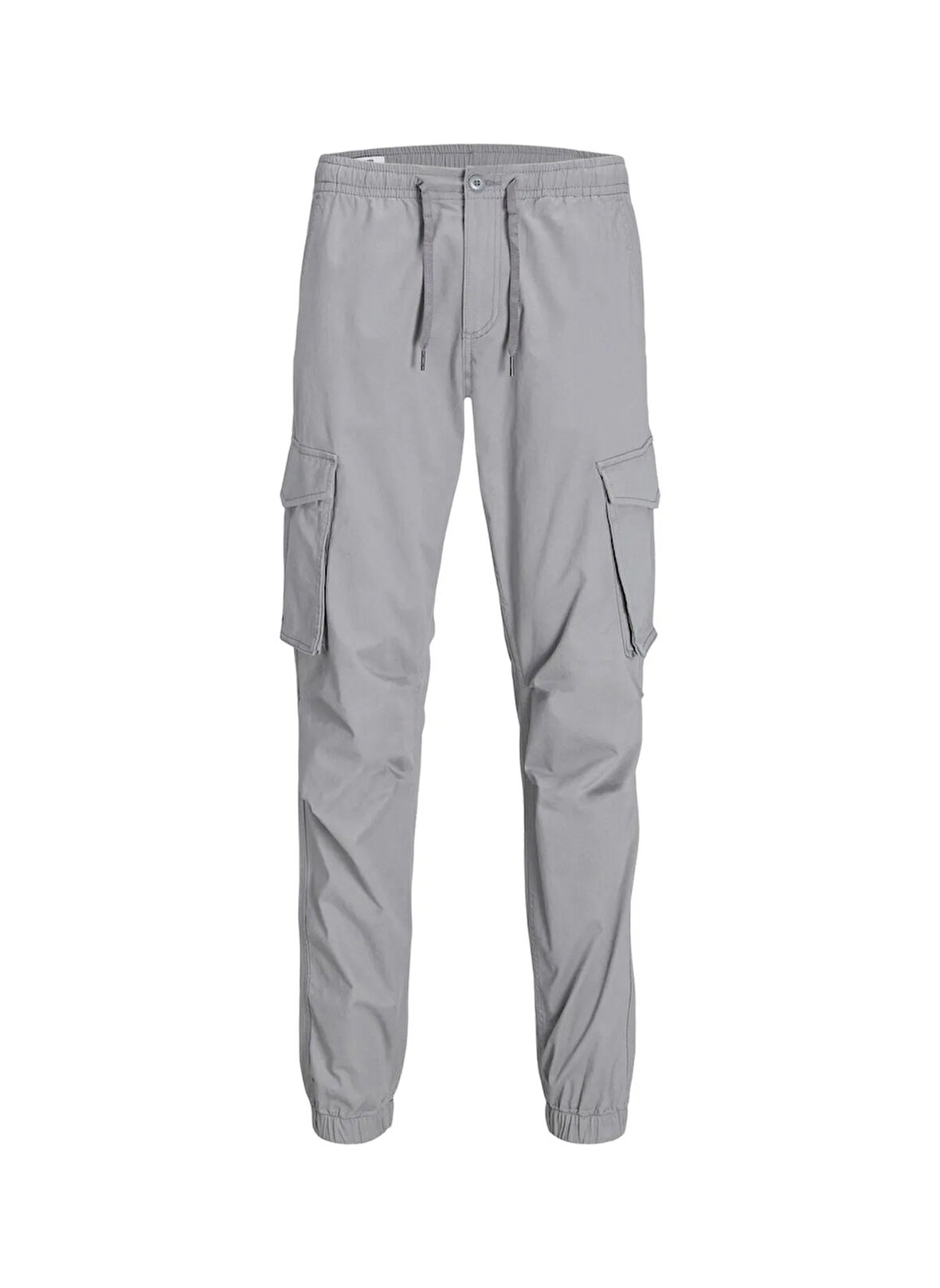 Jack & Jones Normal Bel Normal Paça Gri Erkek Pantolon JPSTKANE JJNOAH CUFFED CARGO NOOS