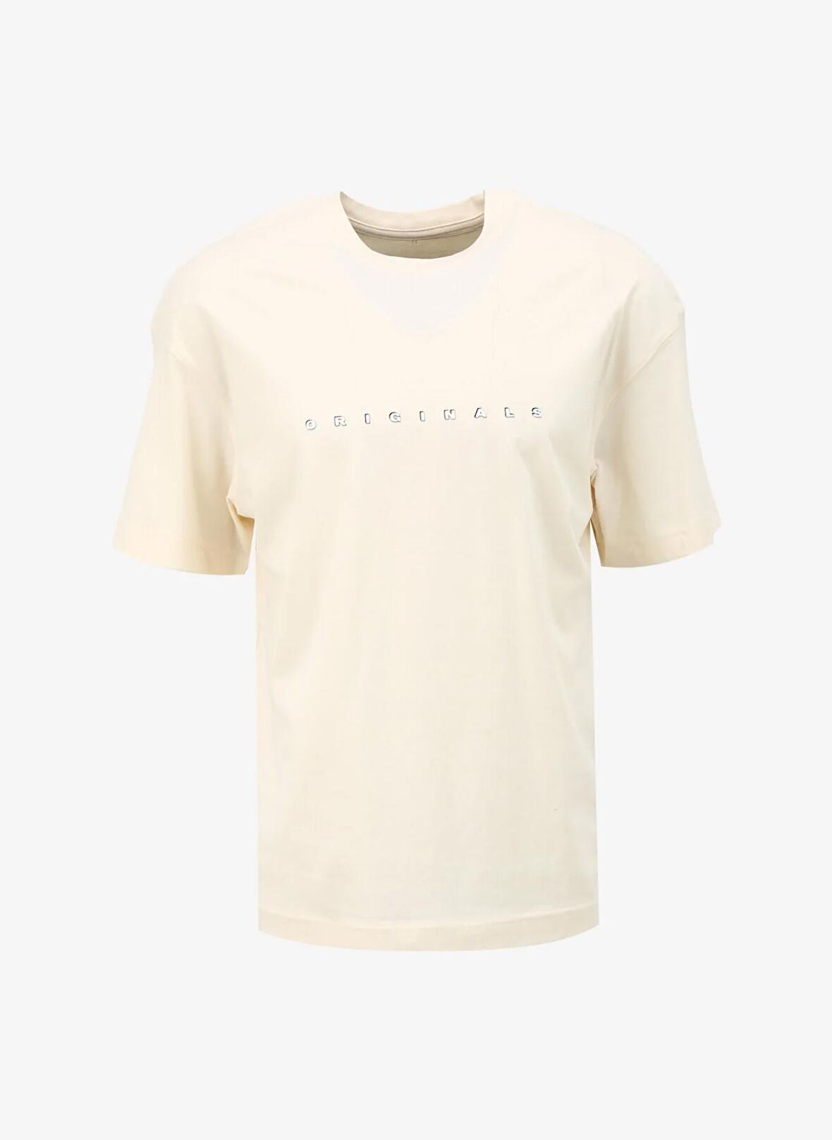 Jack & Jones Yuvarlak Yaka Krem Erkek T-Shirt JOREASTER ACTIVITY TEE SS CREW NECK