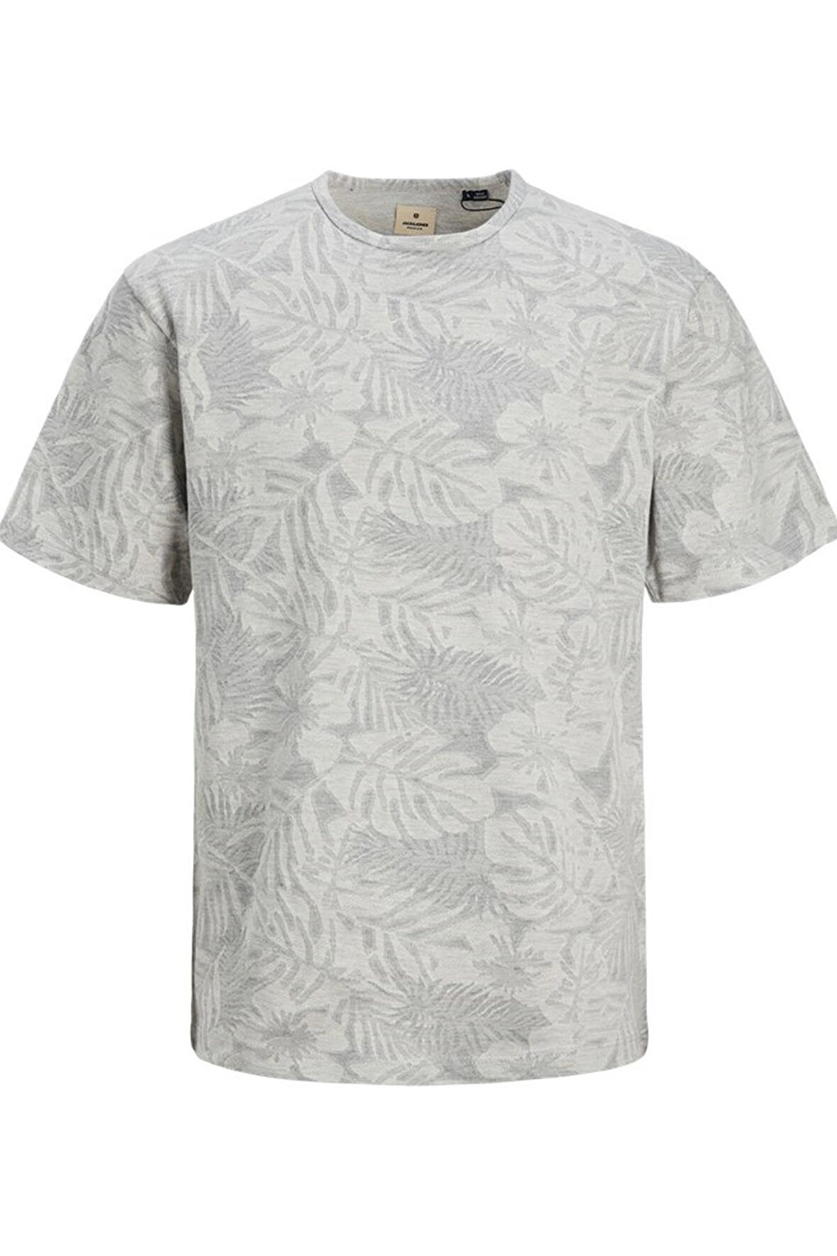 JACK&JONES JPRBLUNAEL SS TEE12253564 GRİ MELANJ