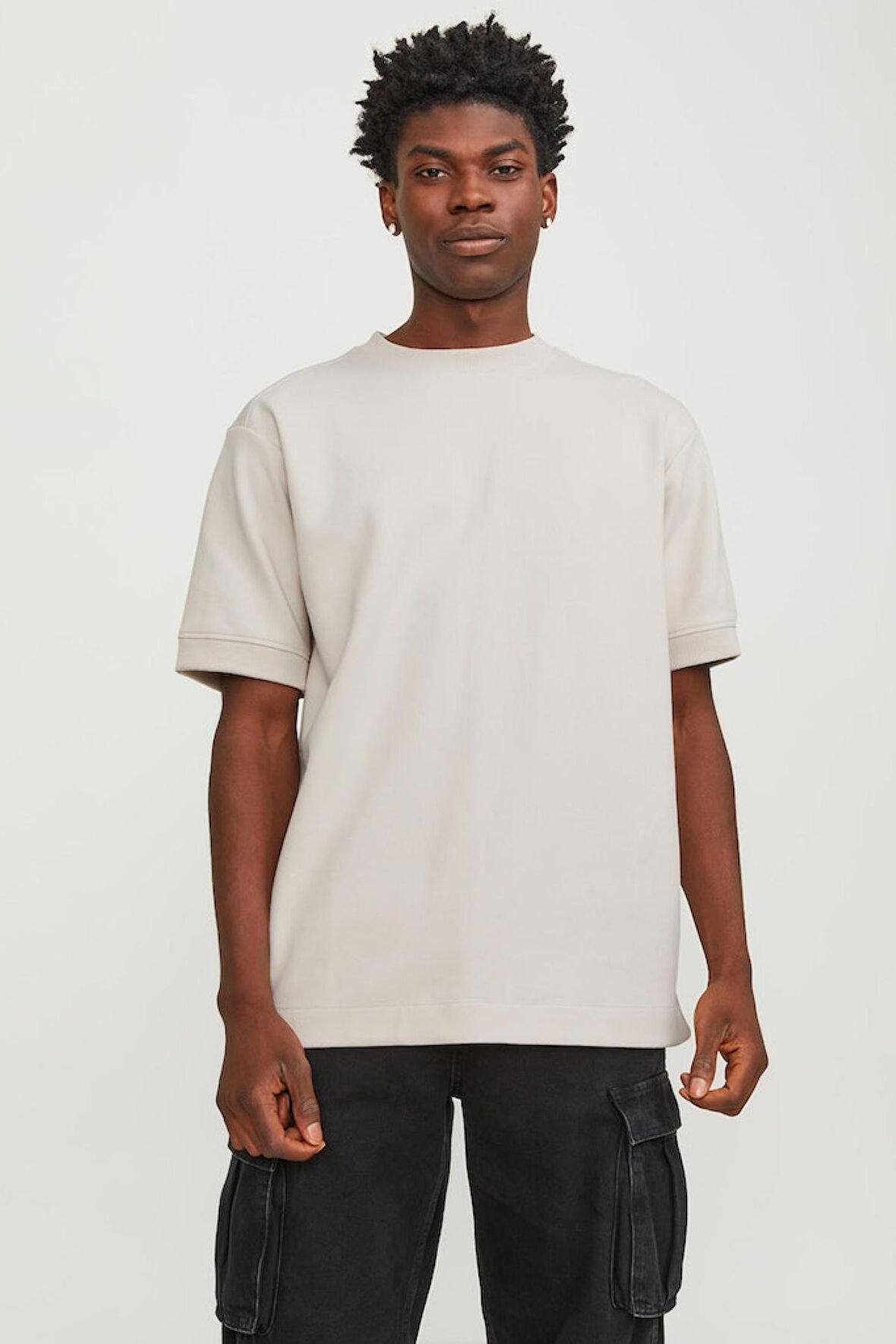 Jack & Jones 12253379 Jcodeco Sweat Ss Crew Neck Ss Erkek Sweatshirt