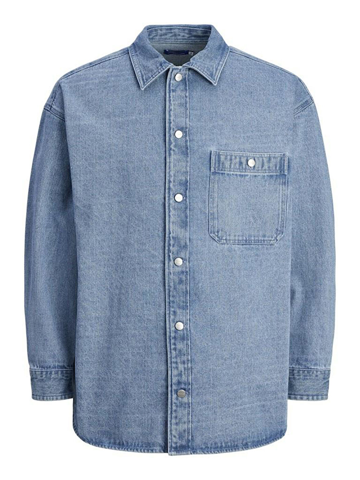 Jack Jones Santorını Denım Overshırt Erkek Jean Ceket 12250602