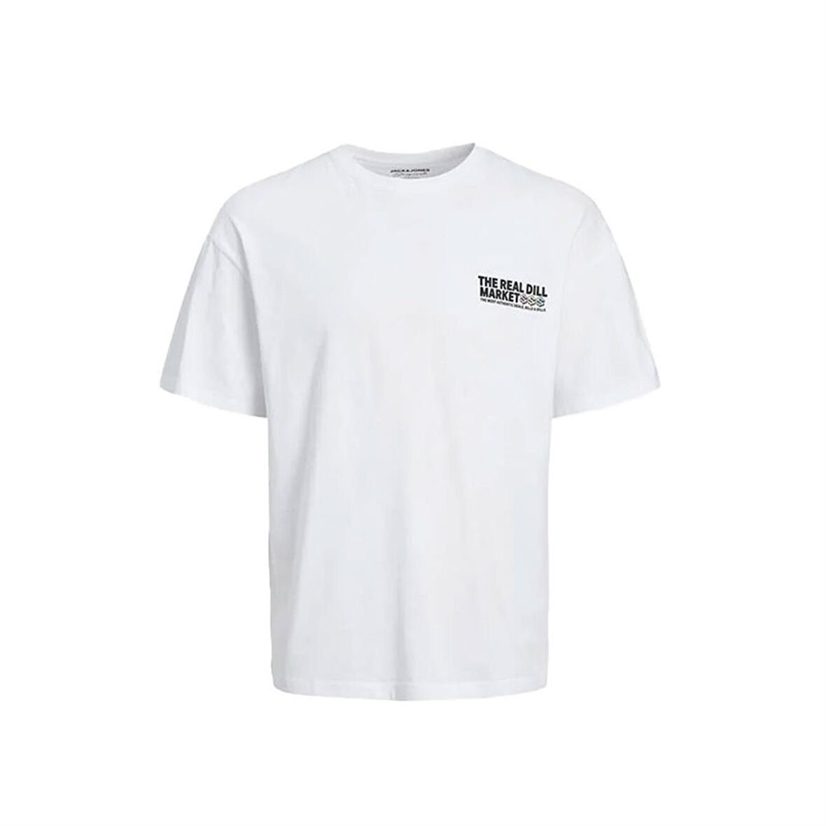 Jack & Jones Jortoast Tee Ss Crew Neck Erkek T-Shirt 12254168-Bright White