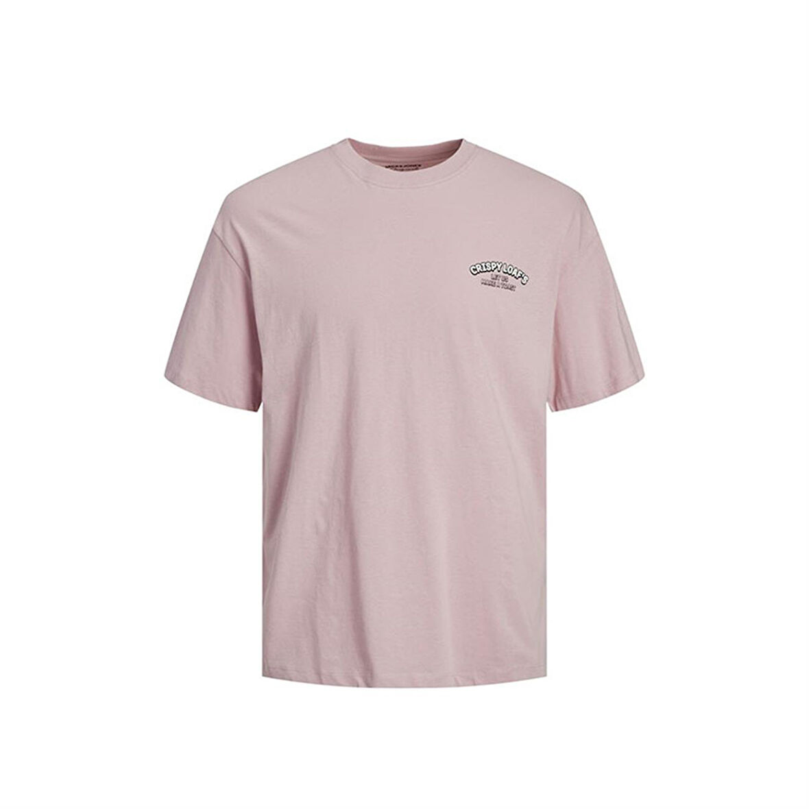 Jack & Jones Jortoast Tee Ss Crew Neck Erkek T-Shirt 12254168-Pink Nectar