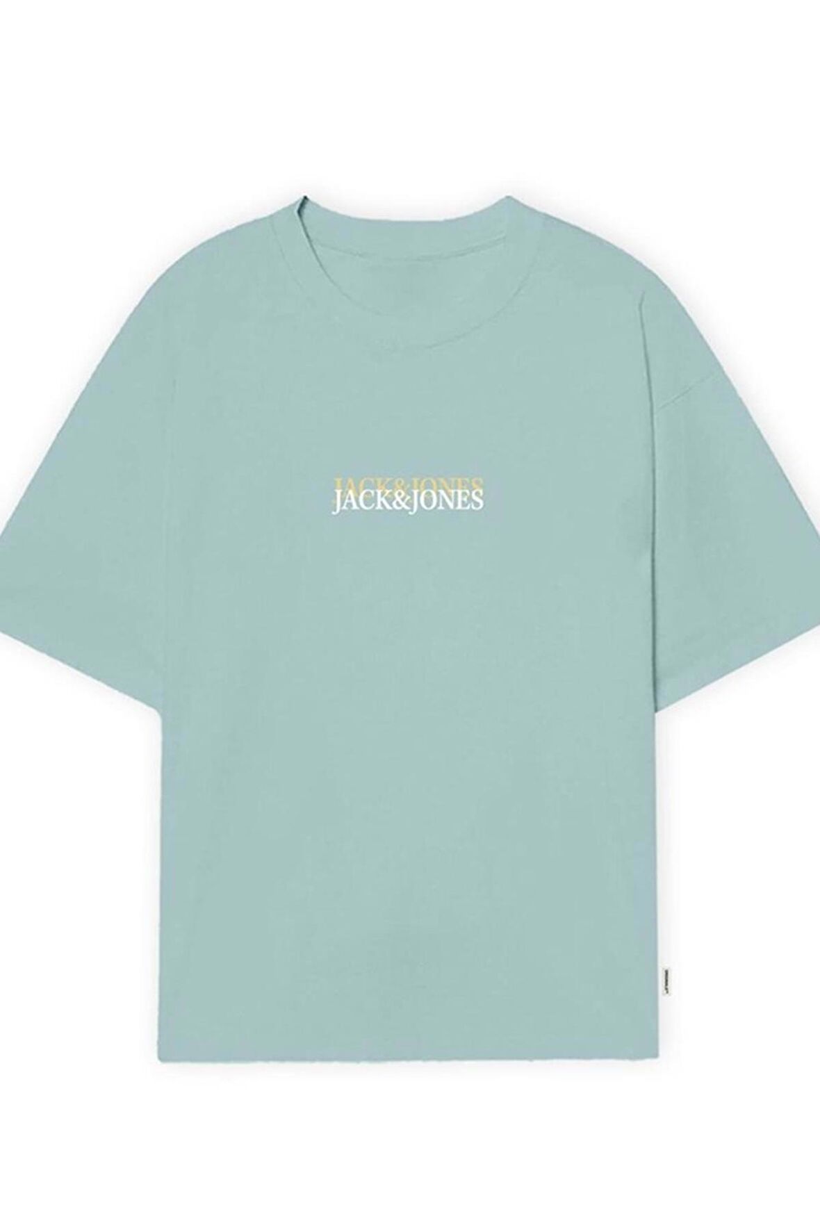 JACK&JONES  JORLAFAYETTE EMB TEE SS CREW NECK12251768 A.GRİ
