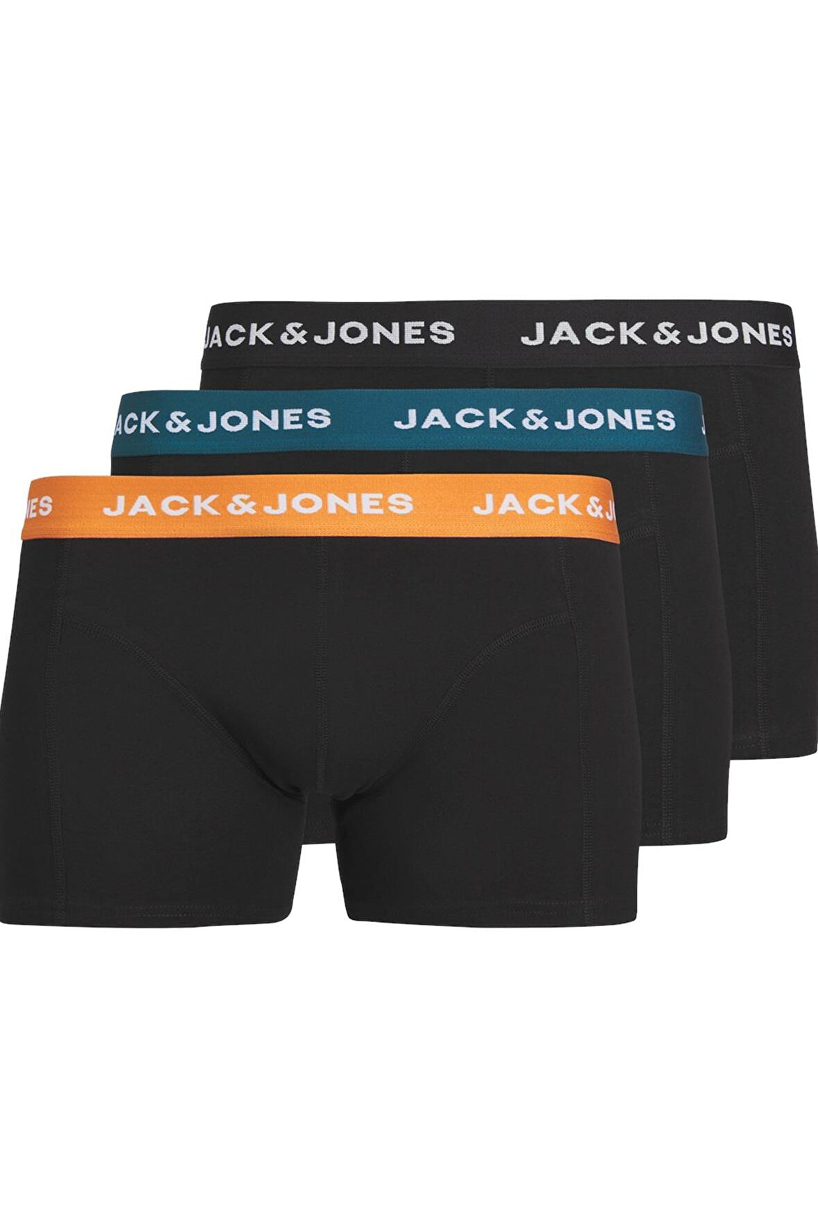 JACJONAS SOLID TRUNKS 3 PACK SİYAH12259087