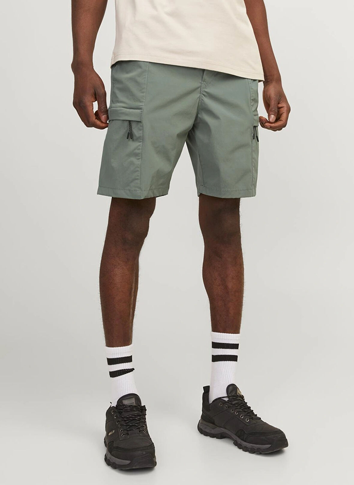 Jack & Jones Jogger Yeşil Erkek Şort JPSTJAIDEN JJKNIGHT CARGO SHORT
