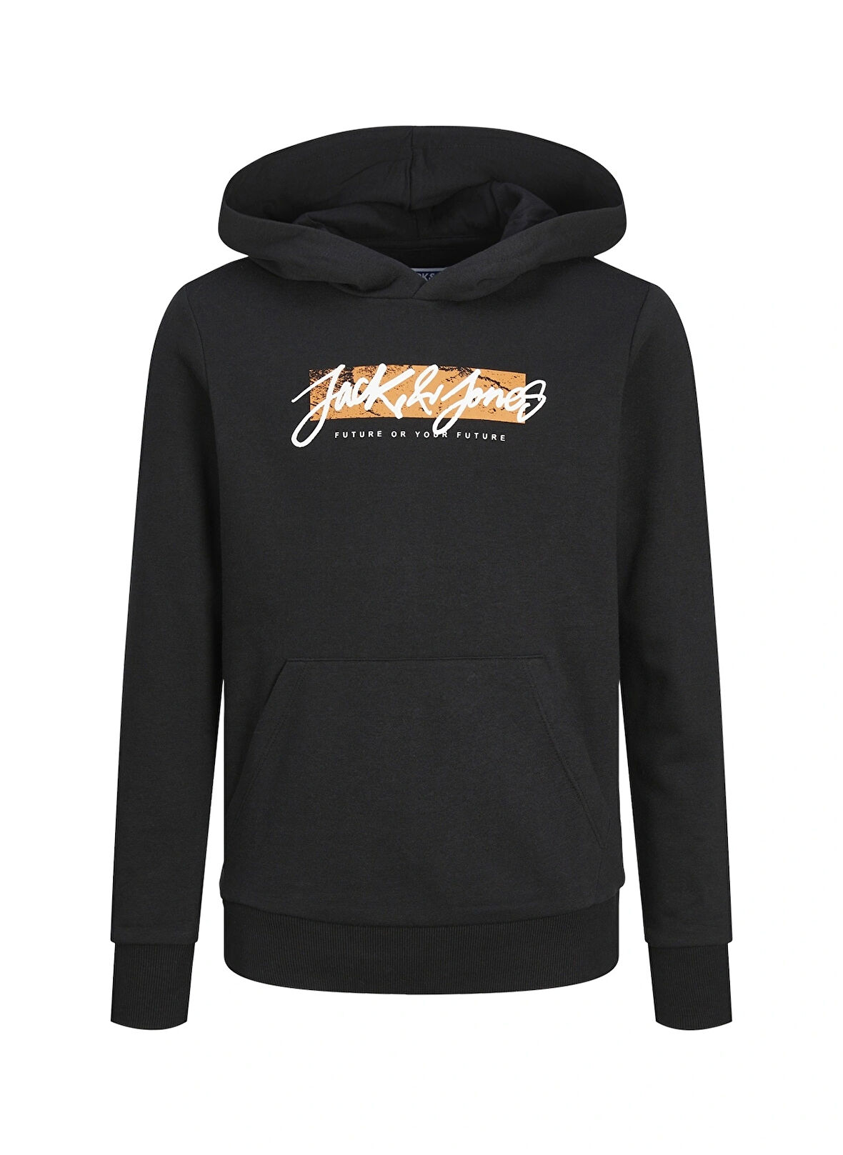 Jack & Jones Baskılı Erkek Çocuk Siyah Sweatshırt 12259861