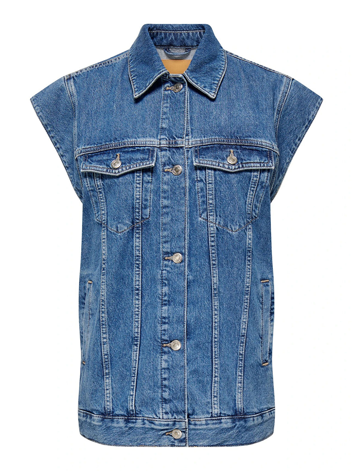 Only Onlirene S/L Kadın Denim Yelek