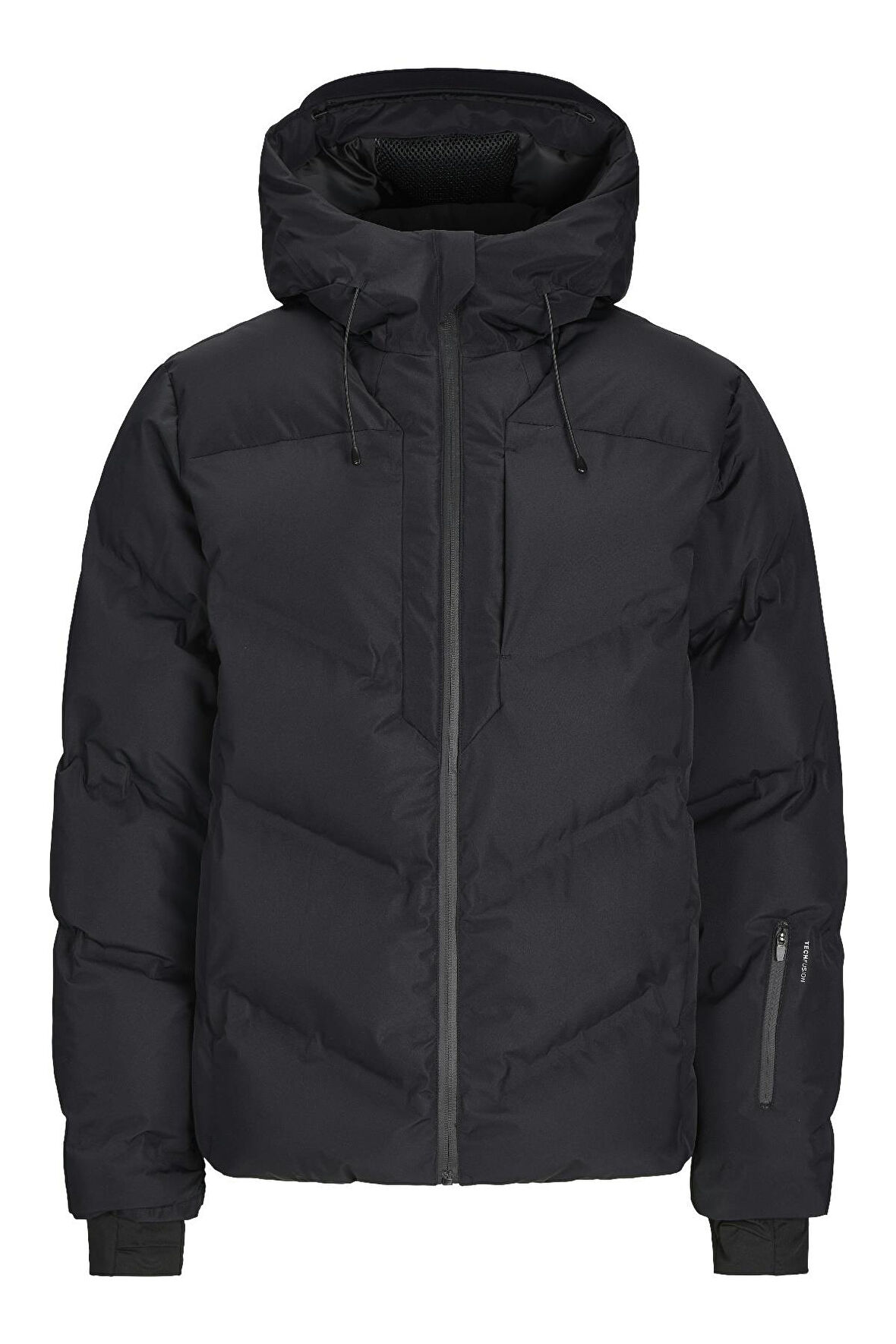 Jack & Jones 12260482 Erkek  Siyah Mont & Kaban