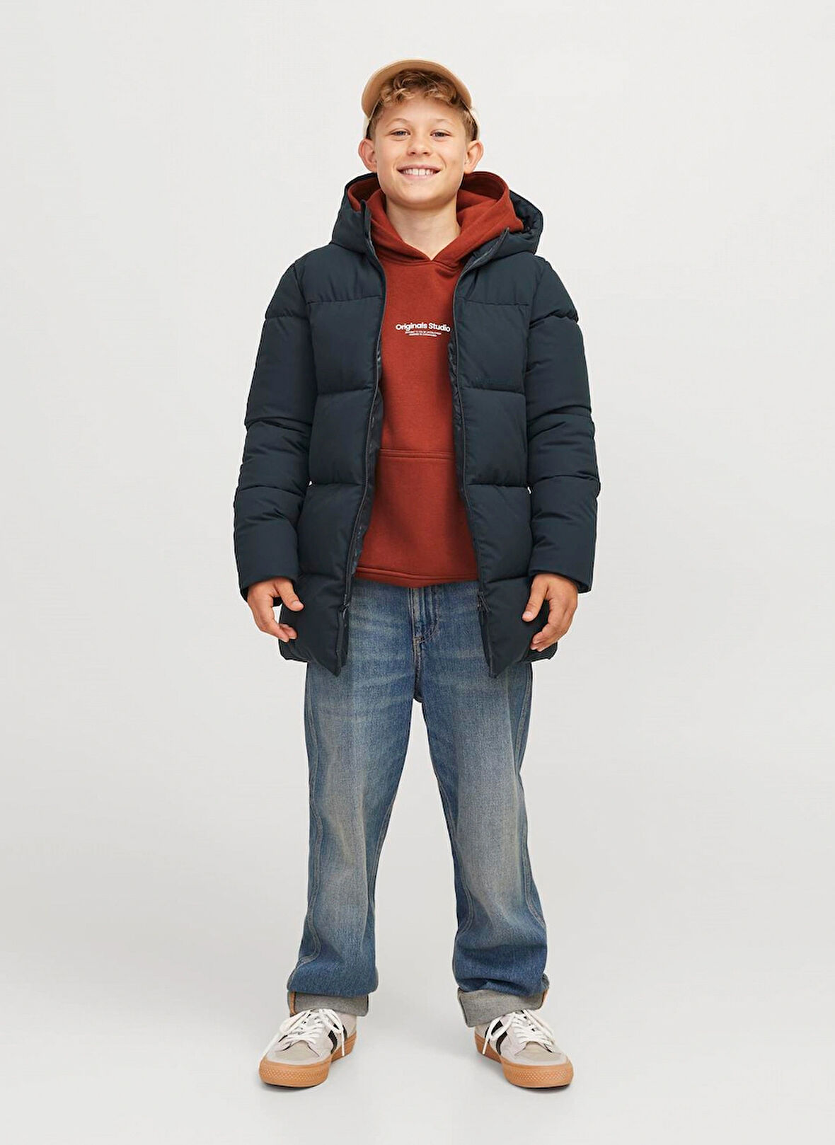 Jack & Jones Füme Erkek Şişme Mont 12260475