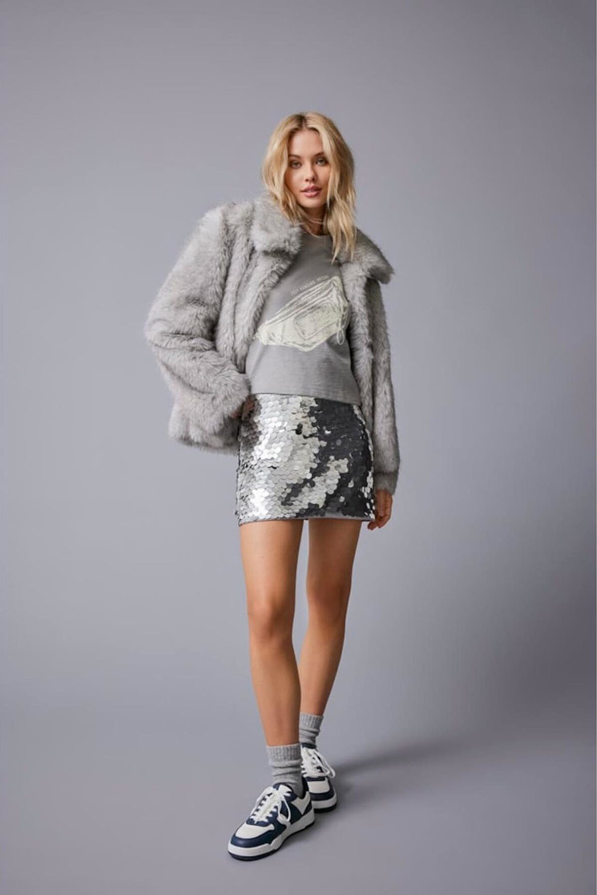 ONLRUBINA FAUX FUR JACKET OTW A.GRİ 15325924