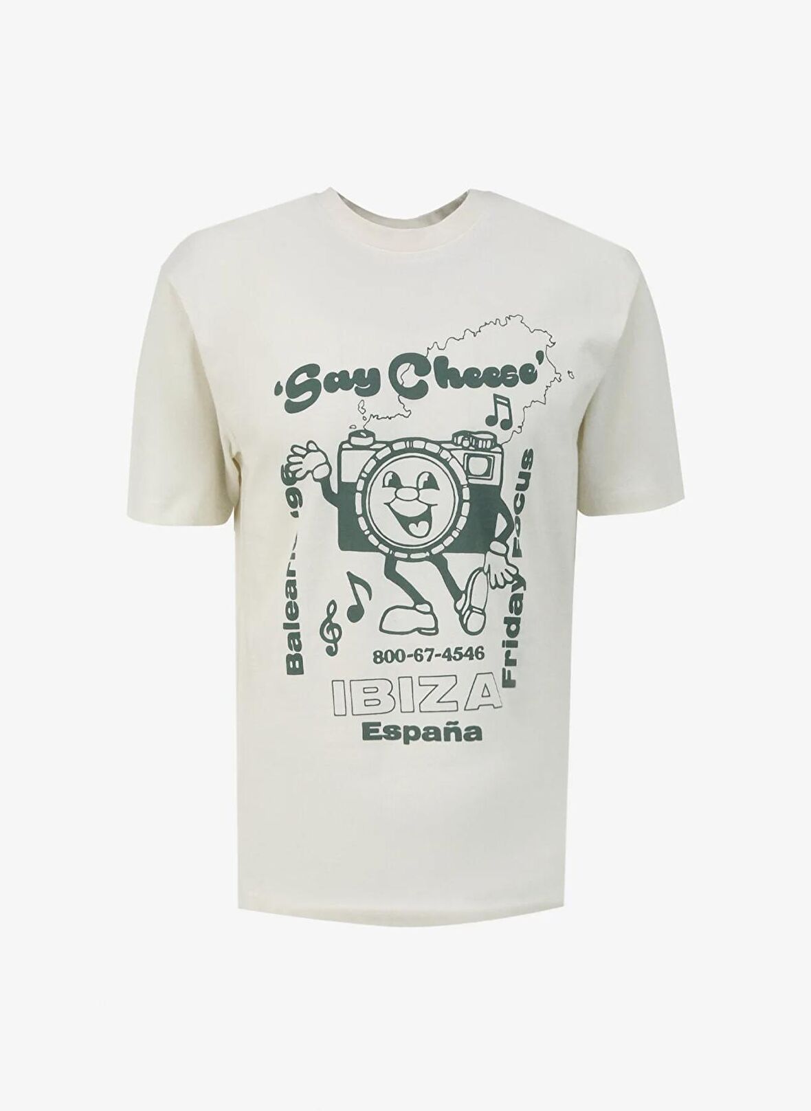 Only & Sons O Yaka Baskılı Beyaz Erkek T-Shirt ONSKELVIN RLX CARTOON SS TEE