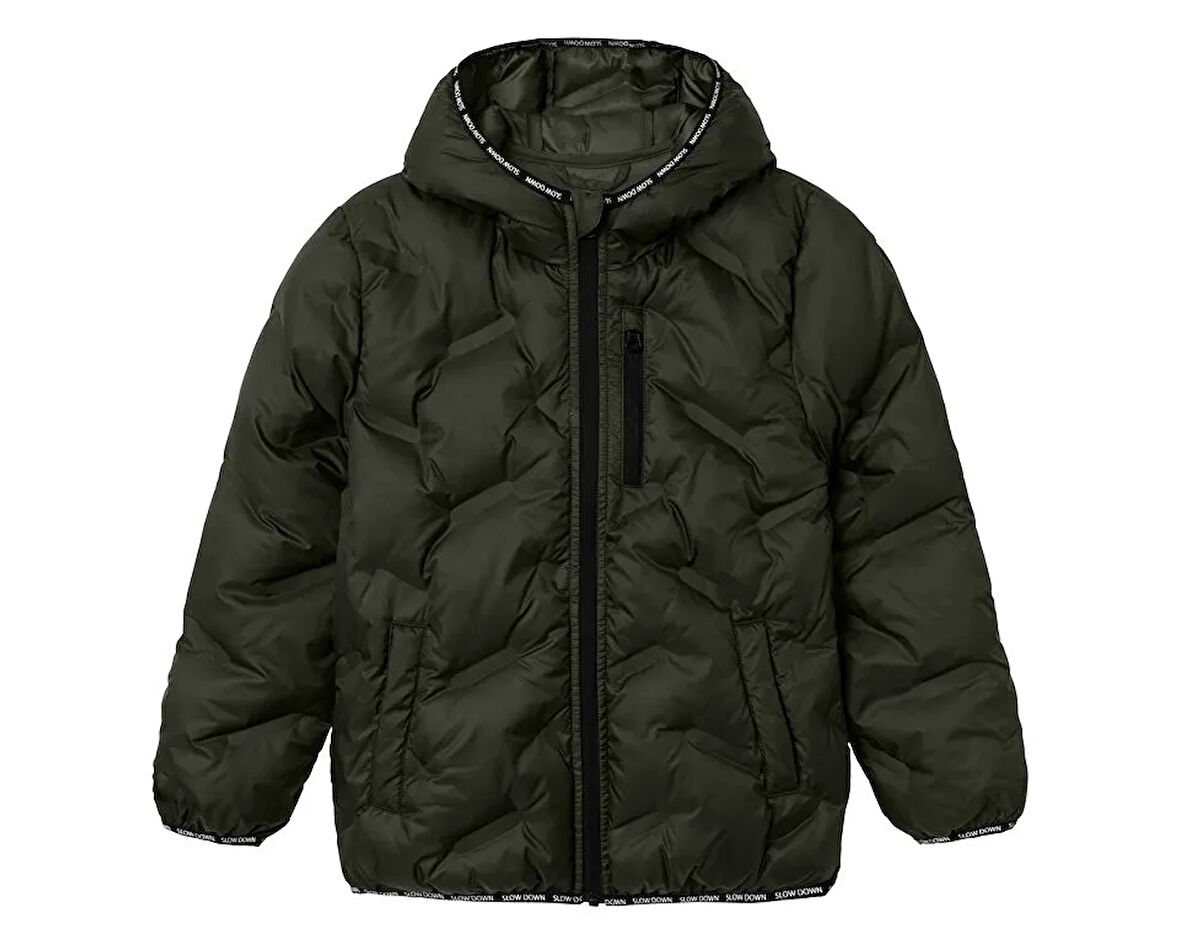 Name it kids Nkmmason Jacket Çocuk Günlük Mont 13231324-ROSIN Haki