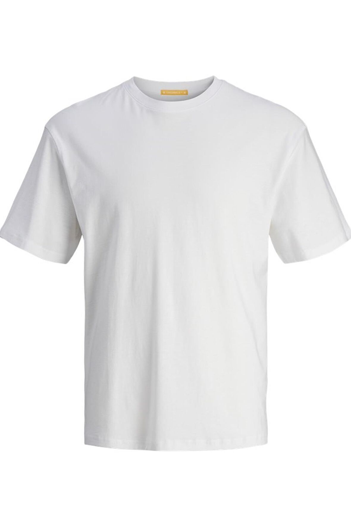 JACK&JONES JORARUBA SUMMERBLANK TEE SS CREW NECK 12255351 BEYAZ
