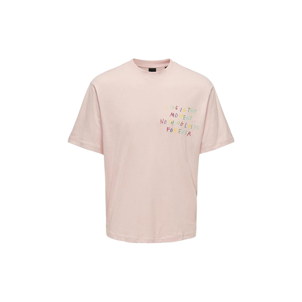 O Yaka Baskılı Erkek T-Shirt ONSMANI LIFE RLX HIDEOUT SS TEE