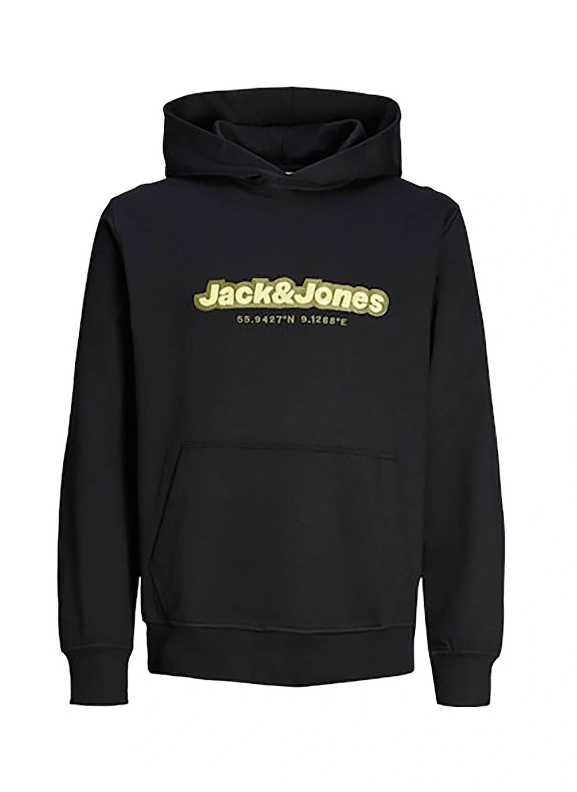 Jack & Jones Kapüşon Yaka Siyah Erkek Sweatshırt 12261431_JCOTAMI SWEAT HOOD