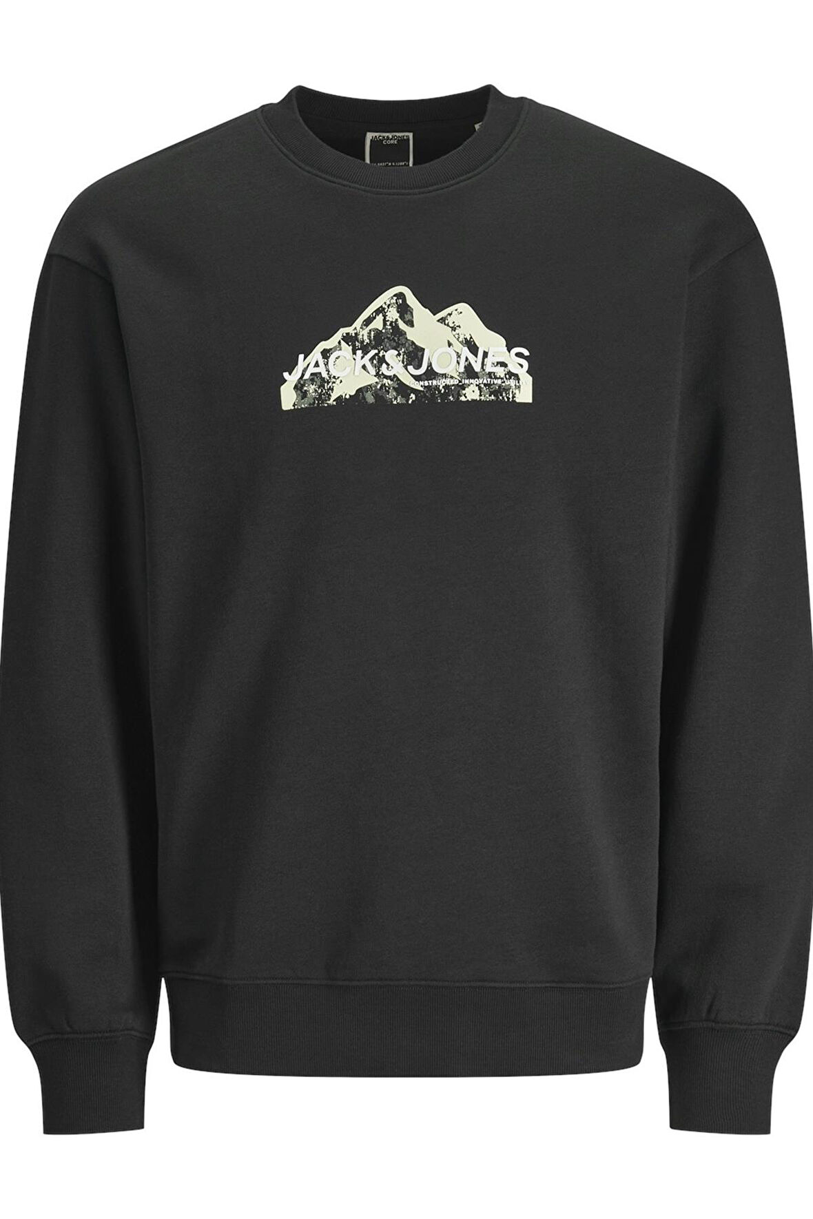 JCOMOUNTAIN LOGO SWEAT CREW NECK SİYAH