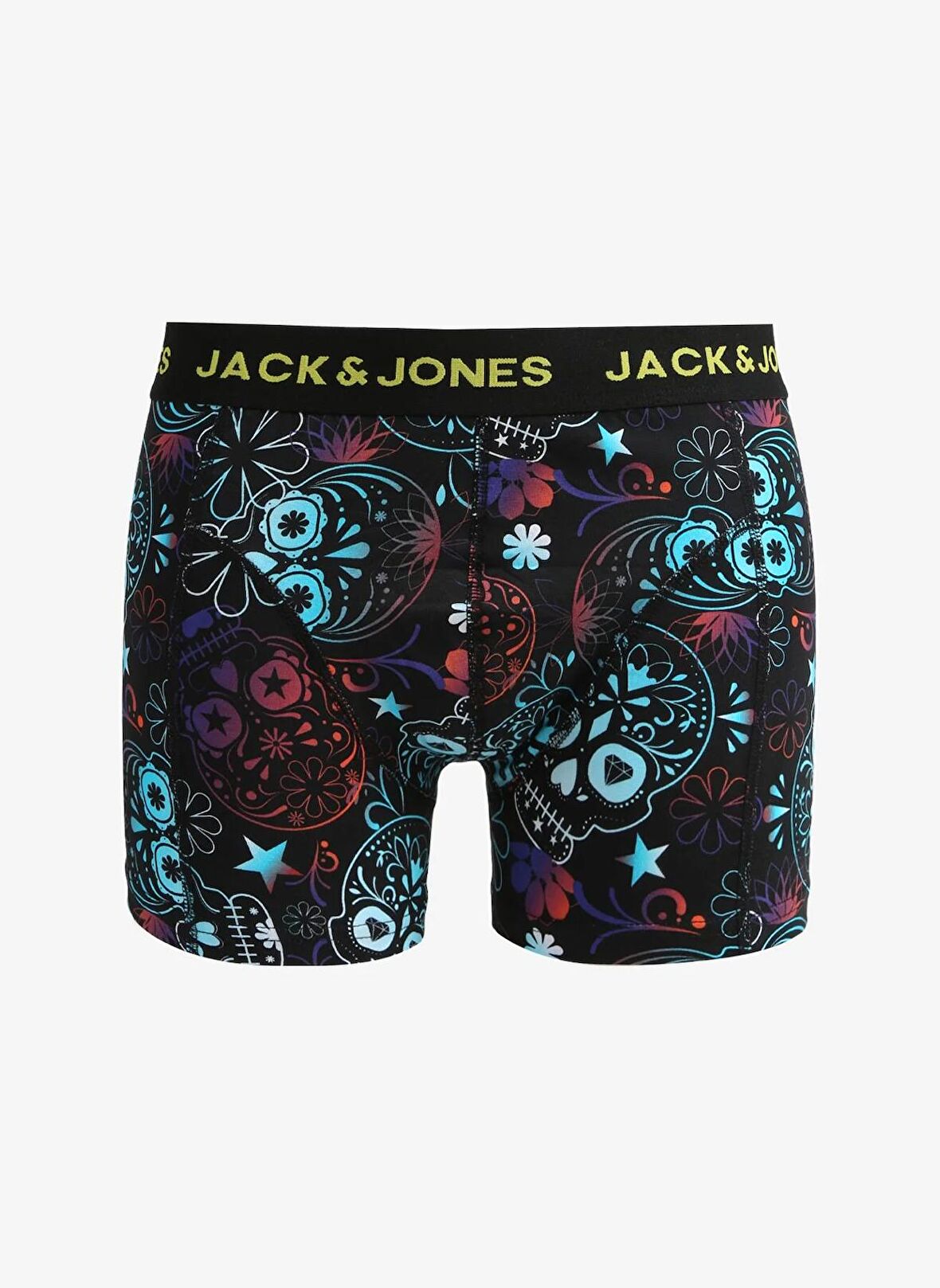 Jack & Jones Siyah Erkek Boxer 12262236_JACBLUE SKULL TRUNK TRY