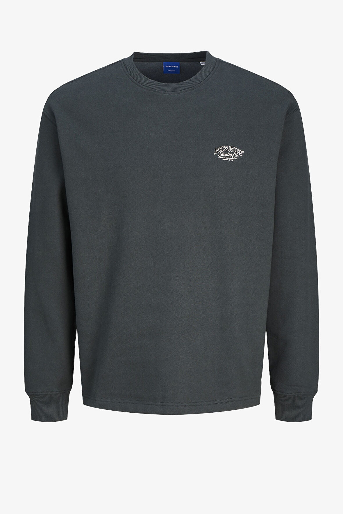 Jack & Jones Jorbronx Erkek Yeşil Sweatshirt 12262880-ForestRiver