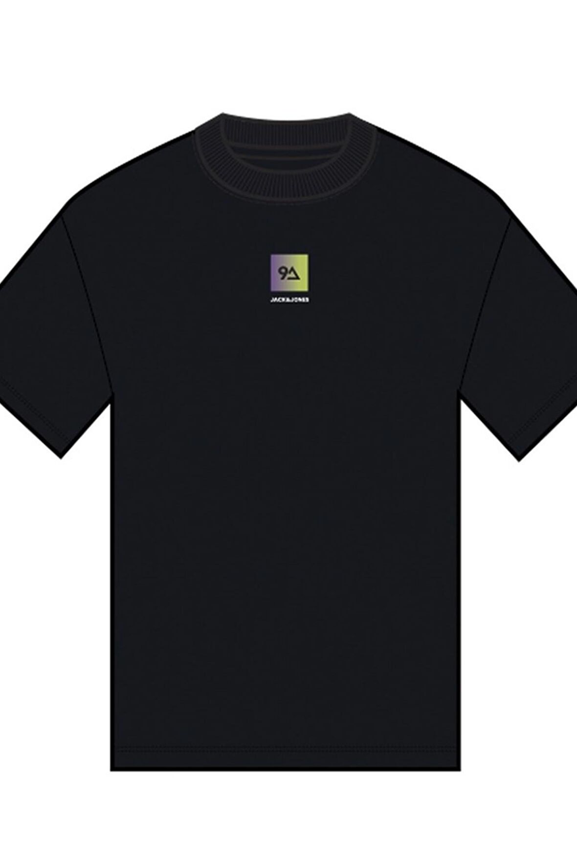 JACK&JONES JCOBEECH LOGO TEE SS CREW NECK LN 12256560 SİYAH
