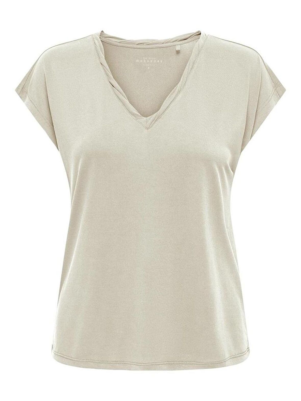 Only Kadın V Yaka Basic T-shirt - 15326642