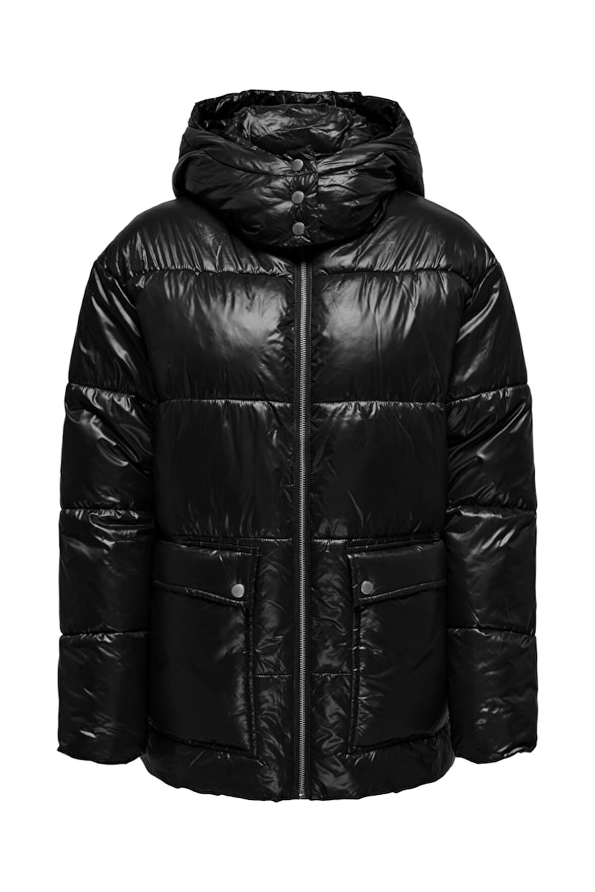 ONLSKY OVERSIZED PUFFER JACKET CC OTW Kadın Siyah Mont - 15321847