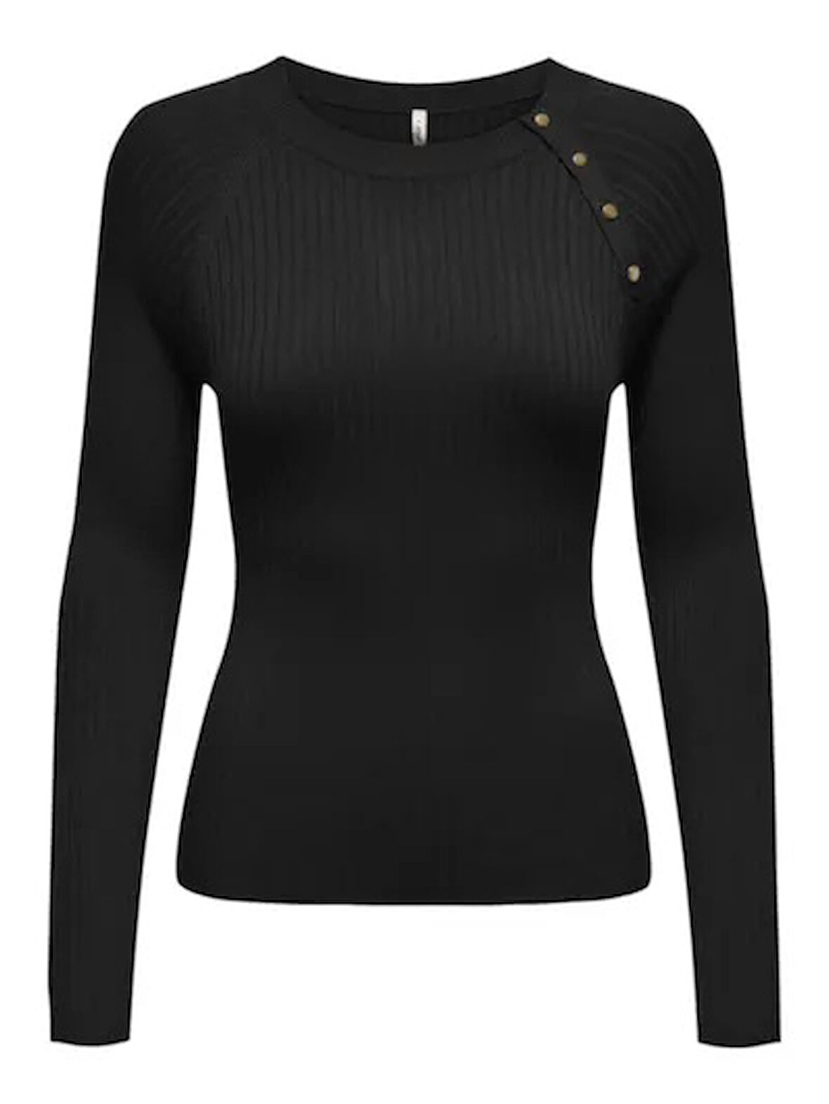 15324606 ONLMEDDI LS BUTTON DETAIL O-NECK