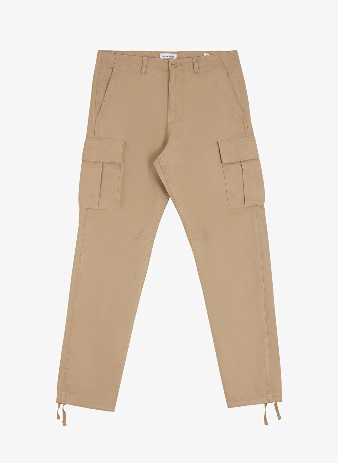 Jack & Jones Lastikli Paça Açık Kahve Erkek Kargo Pantolon 12258150_JPSTKANE BARKLEY CARGO PAN