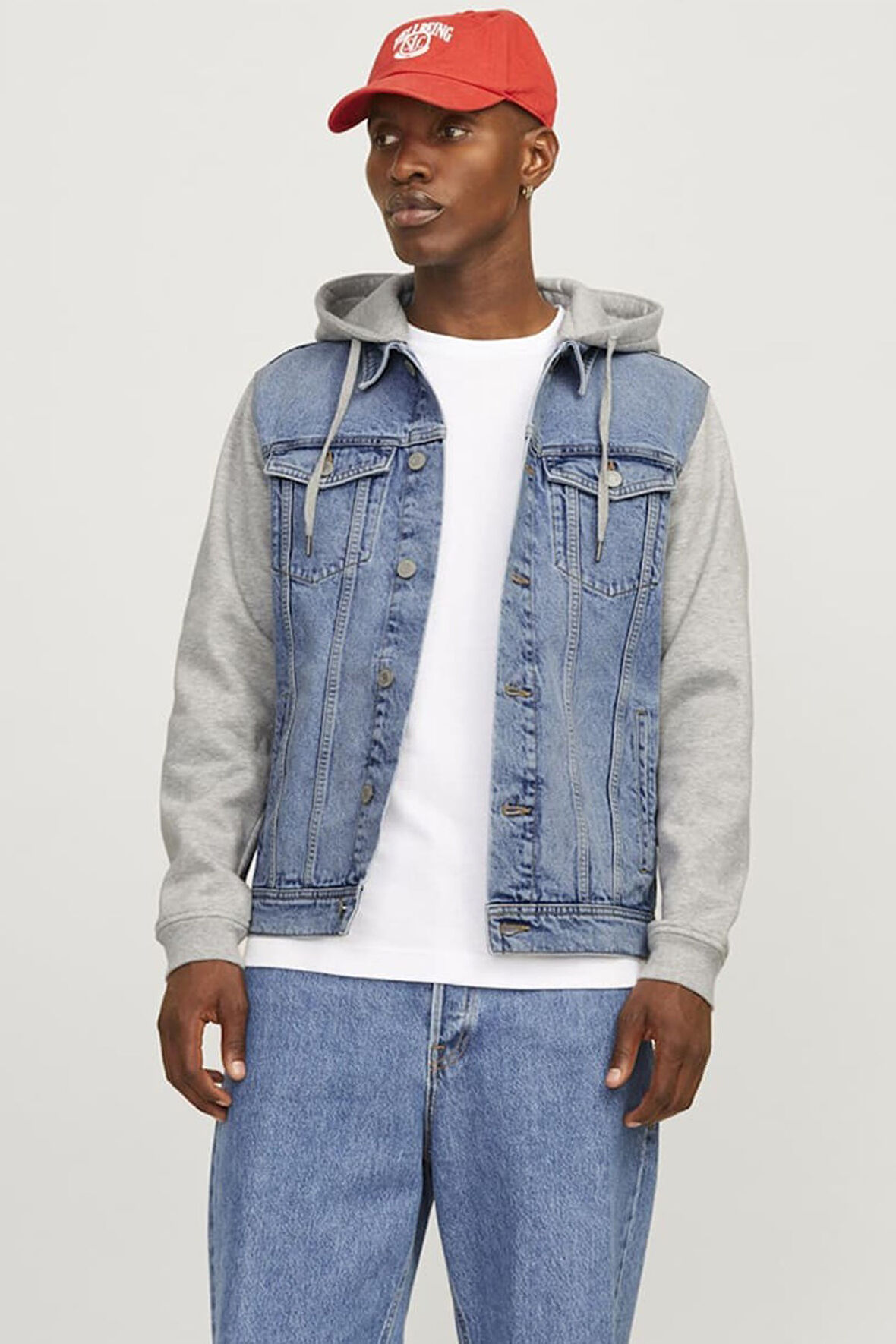 Jack & Jones Jean Jacket W Sweat Mf 204 Erkek Mont 12259204