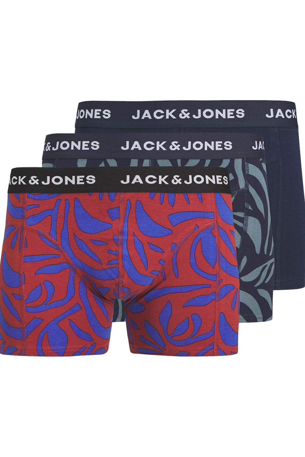 JACRETRO TRUNKS 3 PACK LACİVERT12260064