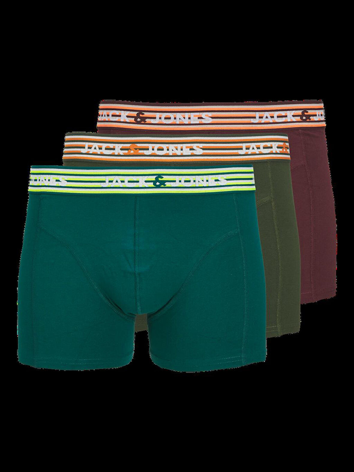 JACDARVIN SOLID TRUNKS 3 PACK SN HAKİ12260070