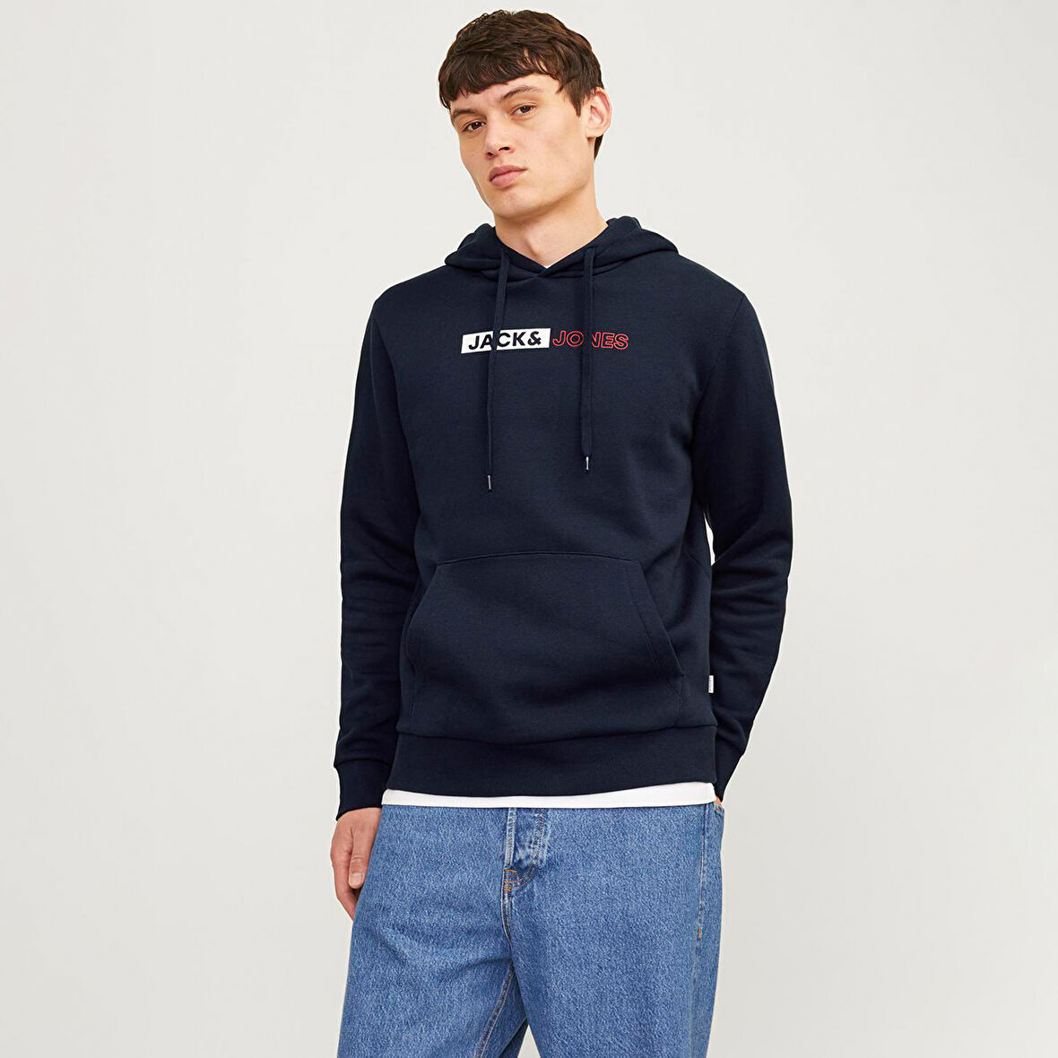 Jack Jones Sweat Hood Corp Logo Play Noos