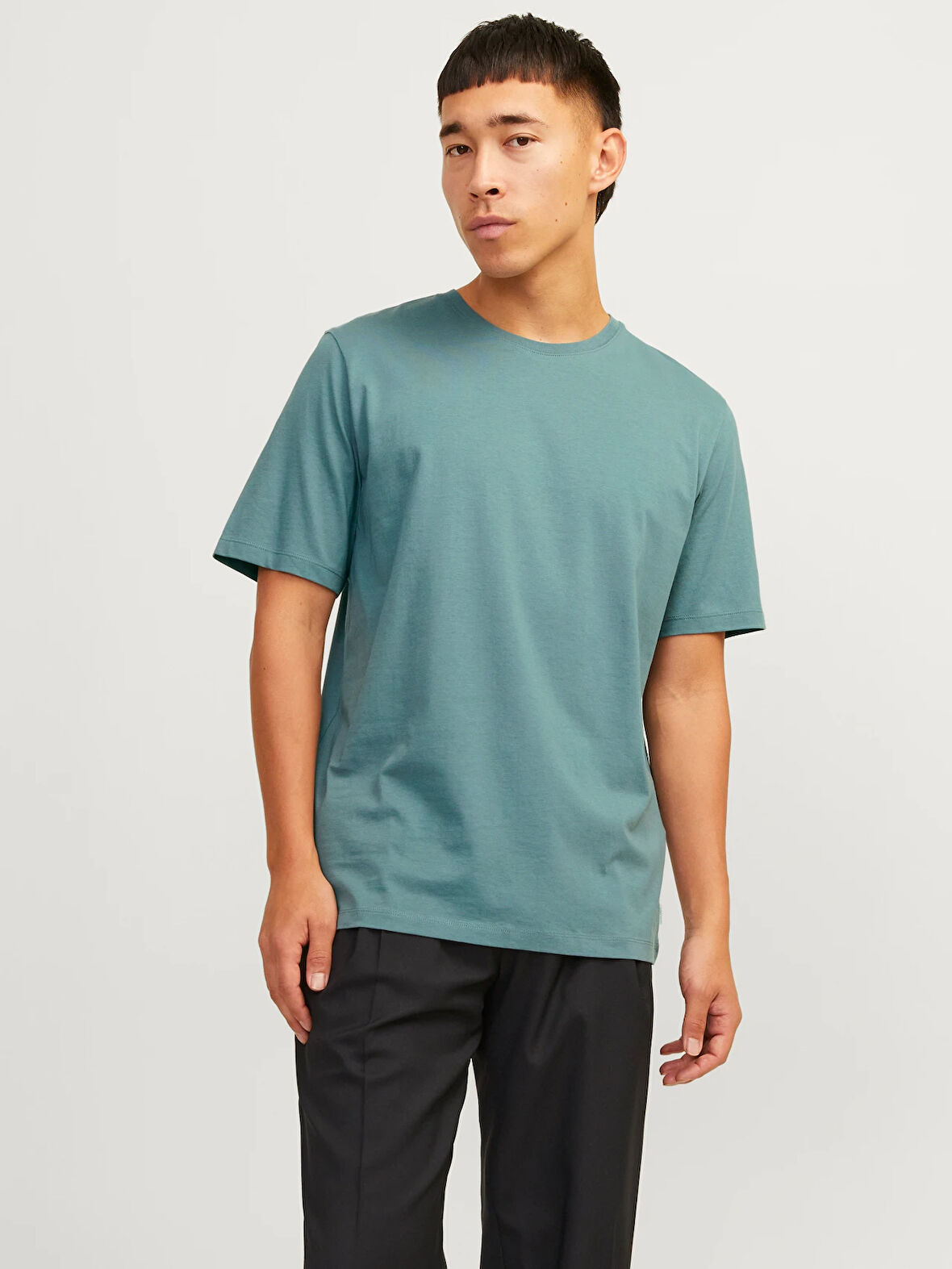 Erkek JJEORGANIC BASIC TEE SS O-NECK NOOS T-Shirt-Mavi | S