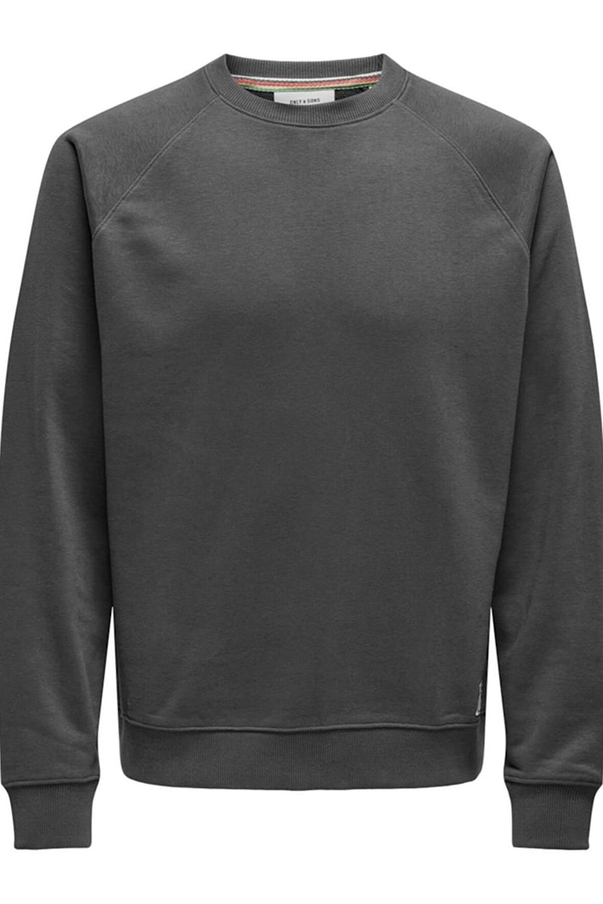 ONSMICHI LIFE REG CREW NECK SWEAT GRİ 22030618