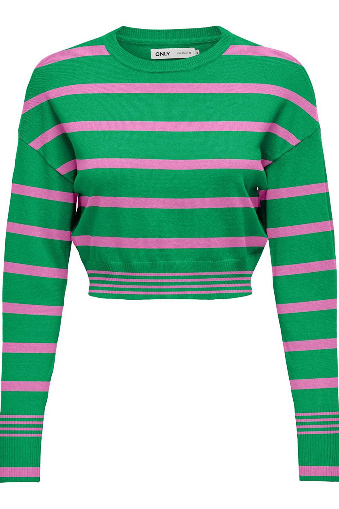 ONLIBI LS CROPPED PULLOVER CC KNT 