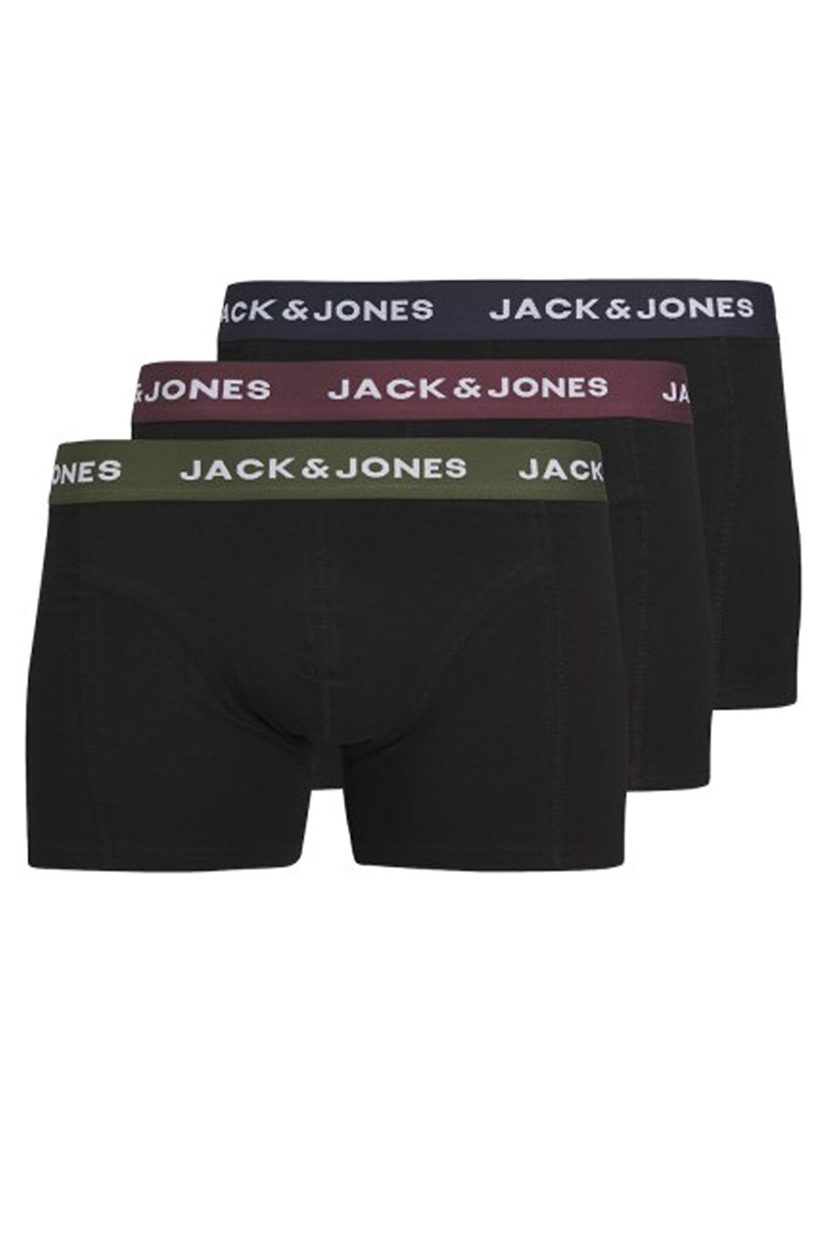 Jack & Jones Jacaron Solid Trunks 3'lü Boxer 12259085