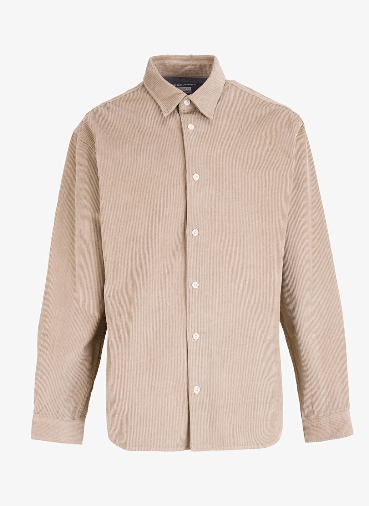 Jack & Jones Relaxed Koyu Kahve Erkek Gömlek 12258431_JJCORDUROY OVERSHIRT LS