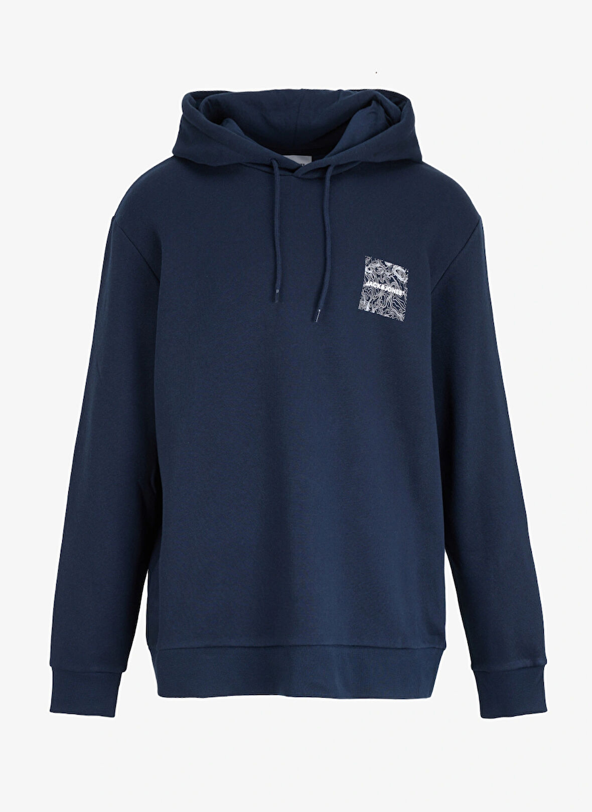 Jack & Jones Kapüşon Yaka Lacivert Erkek Sweatshırt 12256813_JJLINER SWEAT HOOD