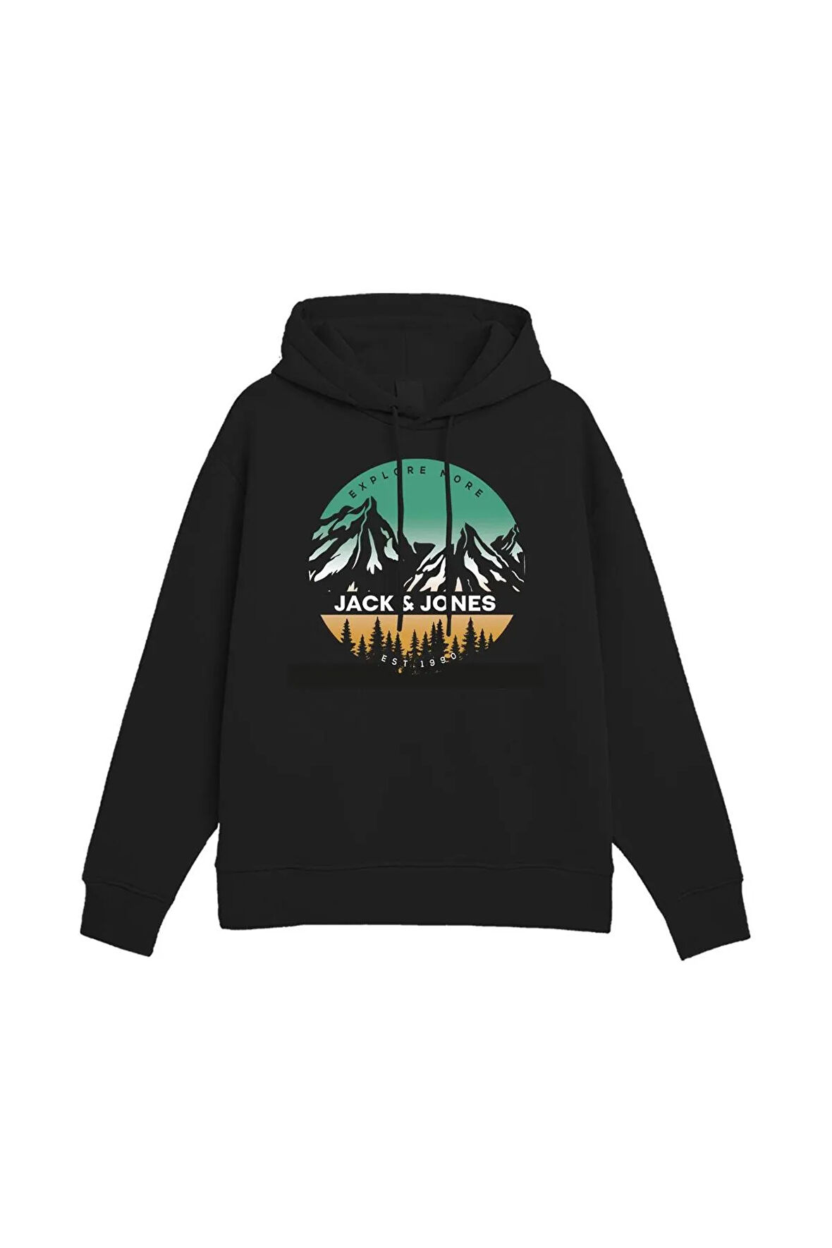 Jack & Jones Erkek Black Sweatshırt Model Kodu: 12264635