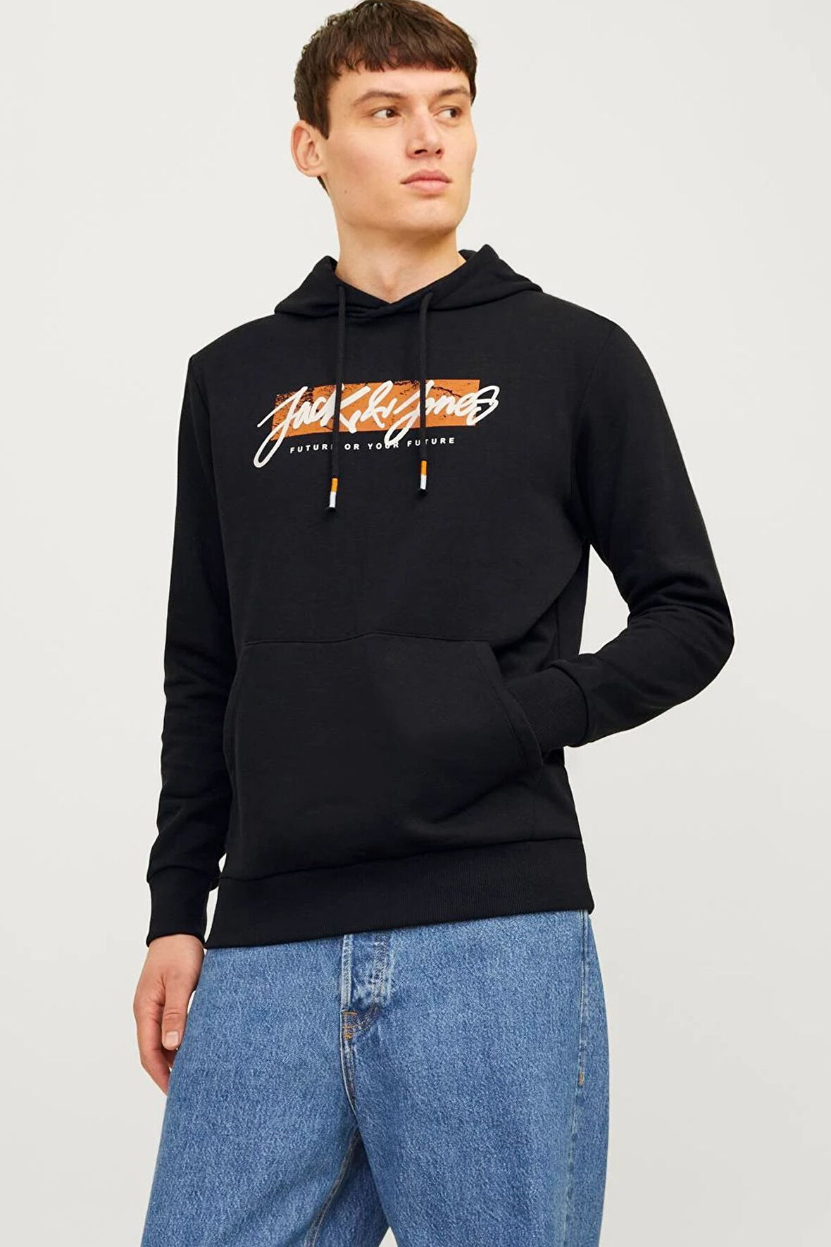 Jack & Jones Tiley Kapüşonlu Erkek Sweat 12256807