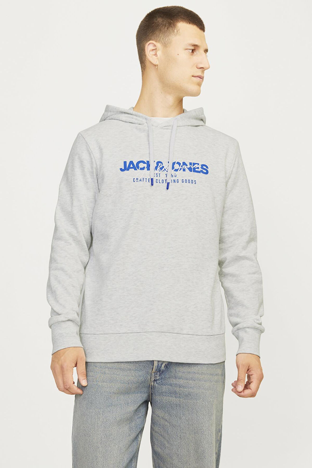 JJALVIS SWEAT HOOD BEYAZ12256848