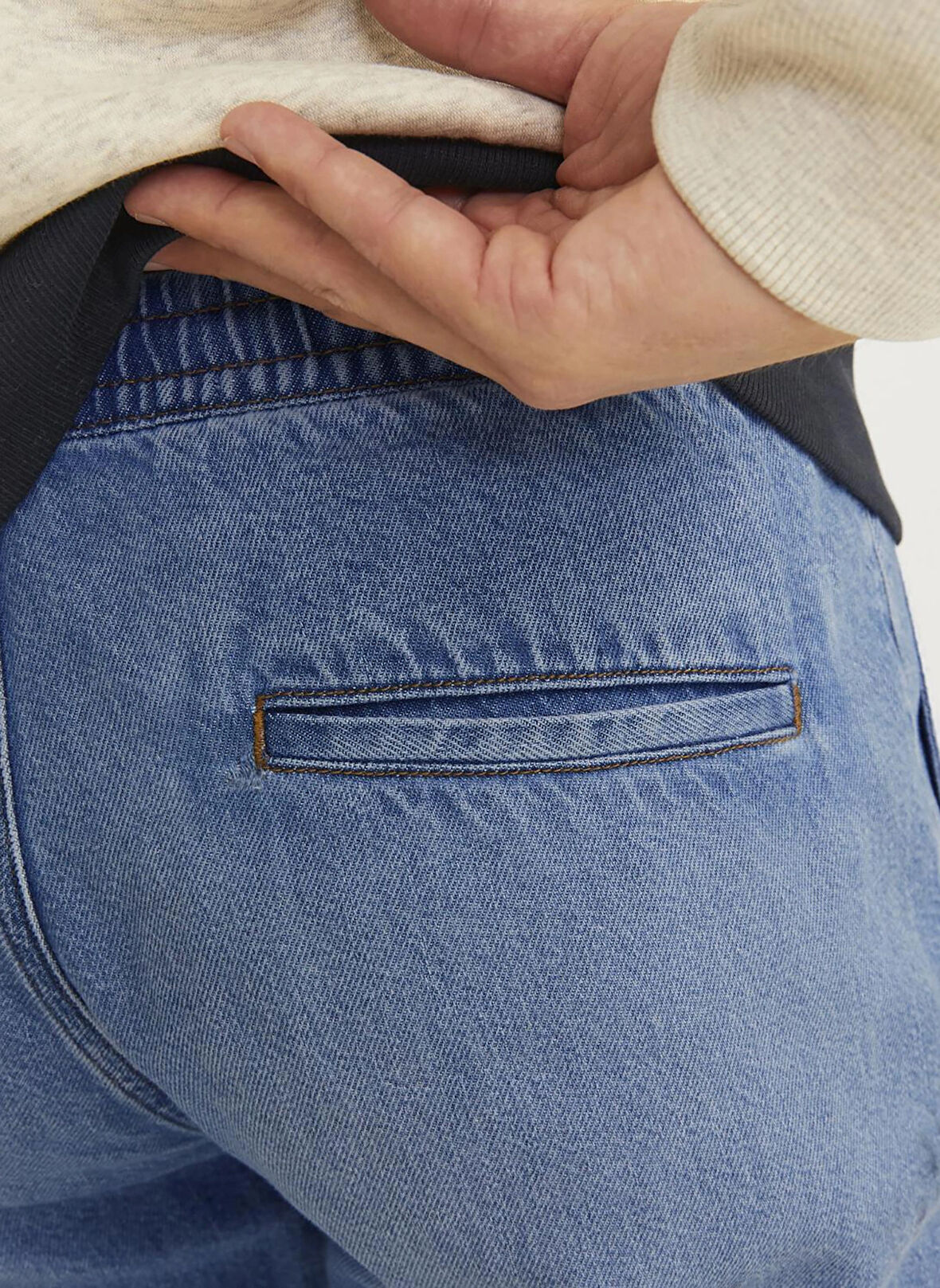 Jack & Jones Yüksek Bel Relaxed Erkek Denim Pantolon 12259206_JJIKANE JJJOGGER WI 088