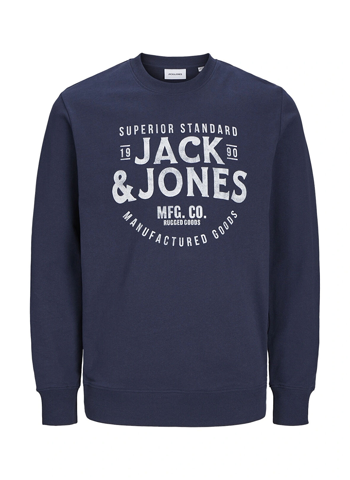 Jack & Jones Baskılı Erkek Çocuk  Lacivert Sweatshırt 12259862