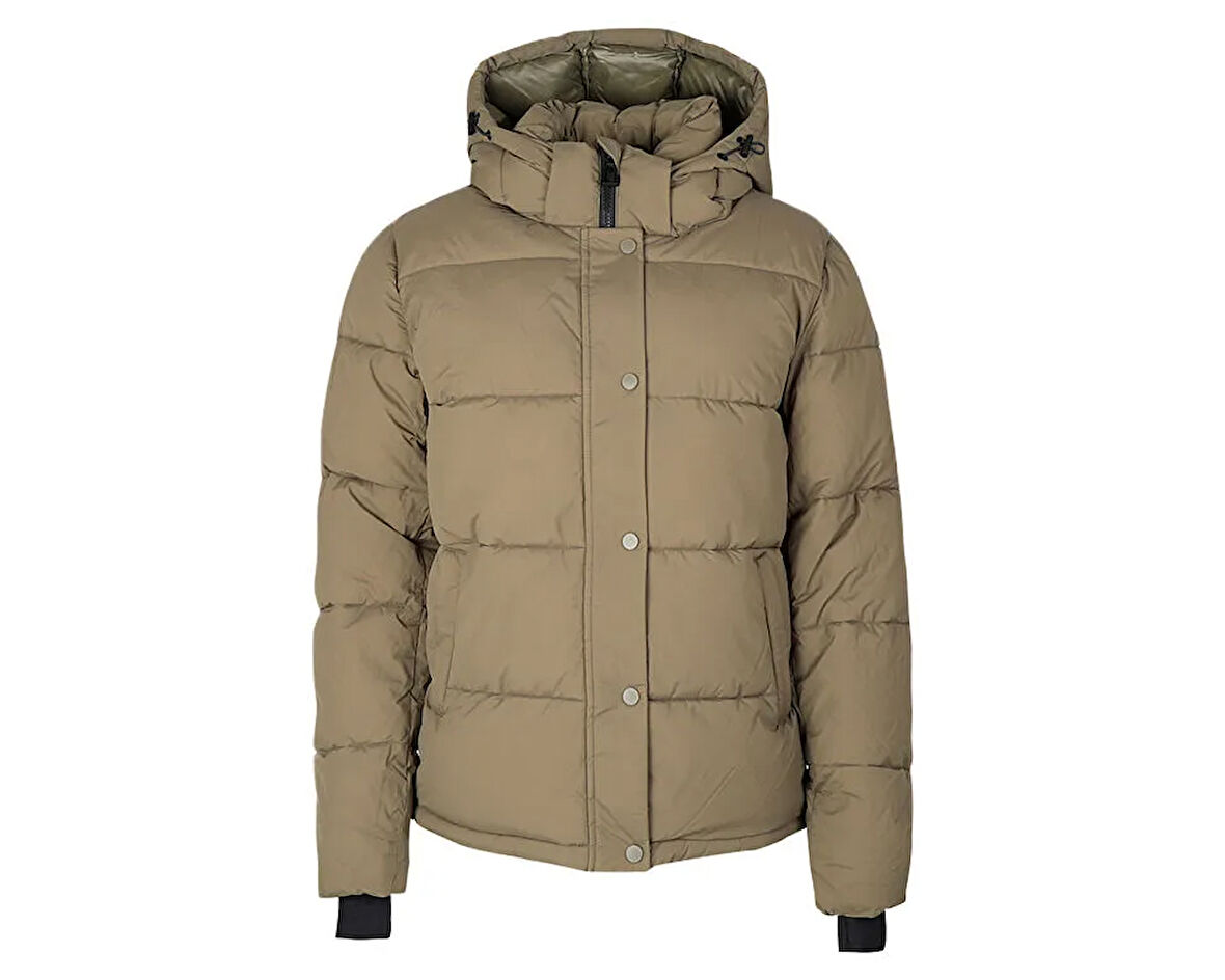Only Onlann Premium Puffer Kadın Günlük Mont 15287909-KALAMATA Haki