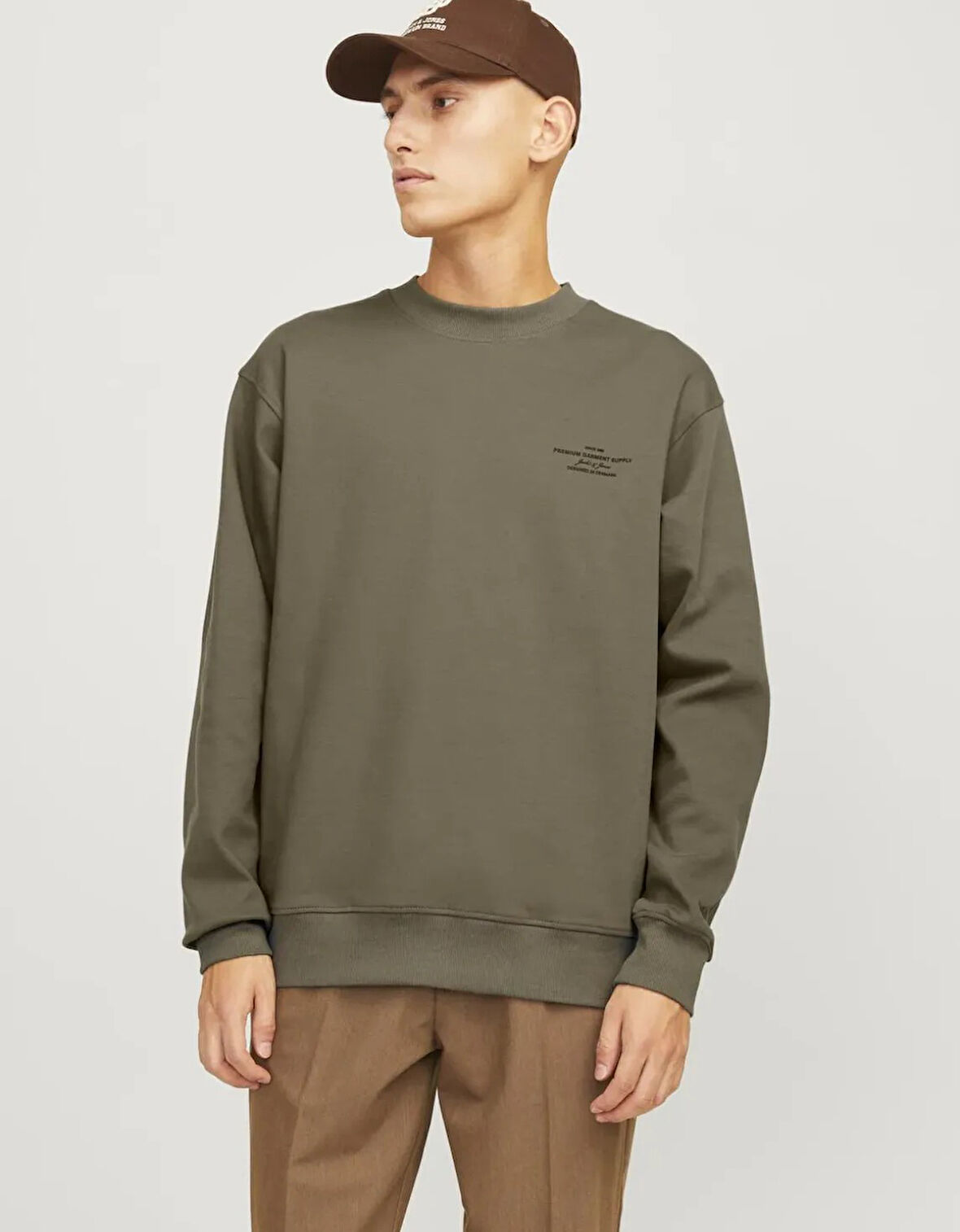 Jack & Jones Jprblachad Branding Erkek Sweatshirt