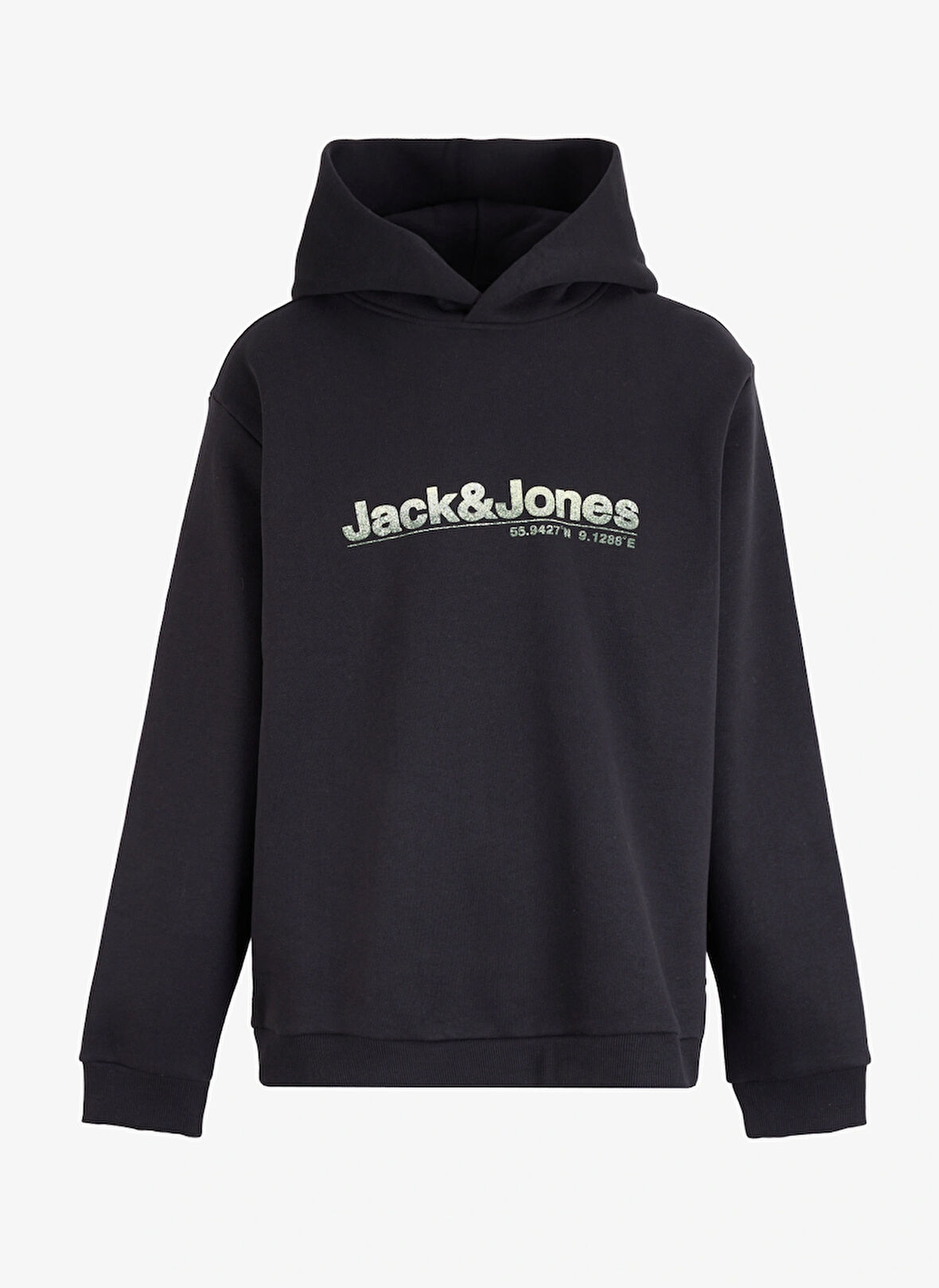 Jack & Jones Kapüşon Yaka Siyah Erkek Sweatshırt 12262228_JCOPUFF SWEAT HOOD