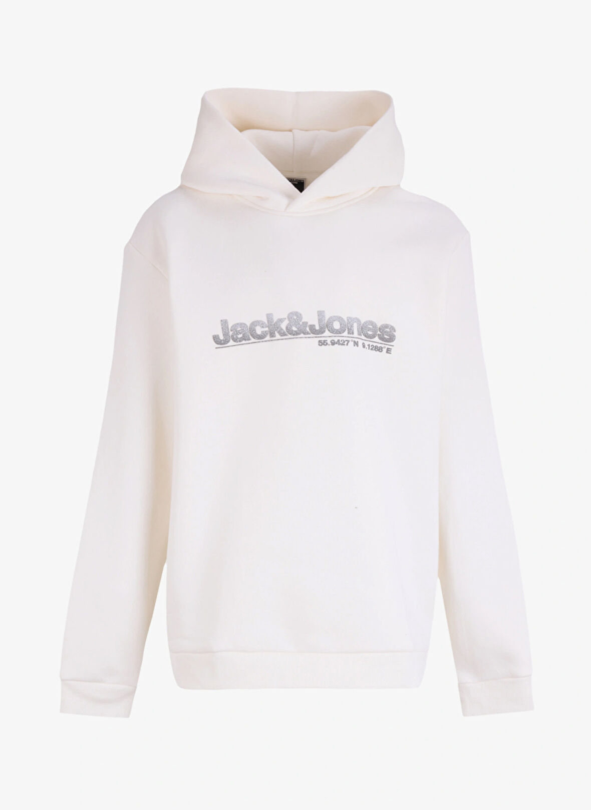 Jack & Jones Kapüşon Yaka Beyaz Erkek Sweatshırt 12262228_JCOPUFF SWEAT HOOD