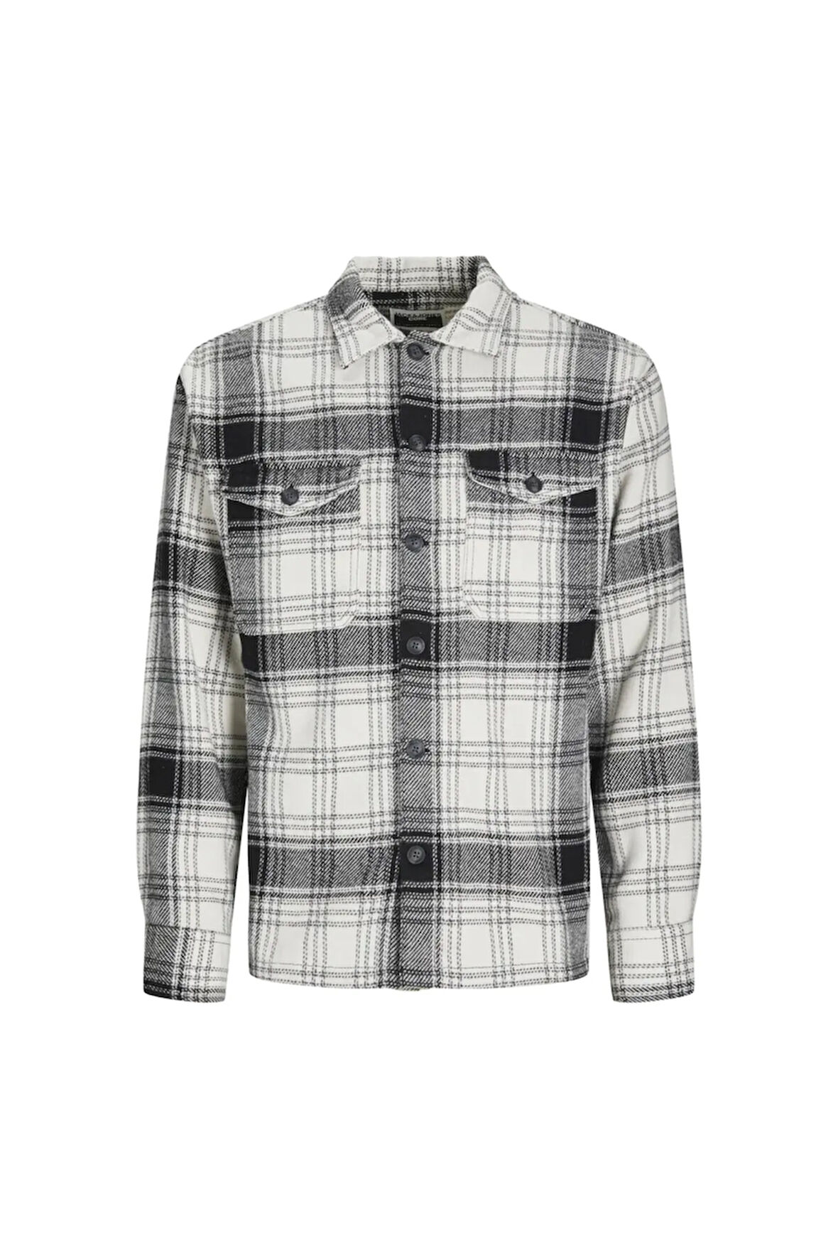 Erkek JCOEDDIE CHECK WOOL BLEND Ceket- Beyaz | XL