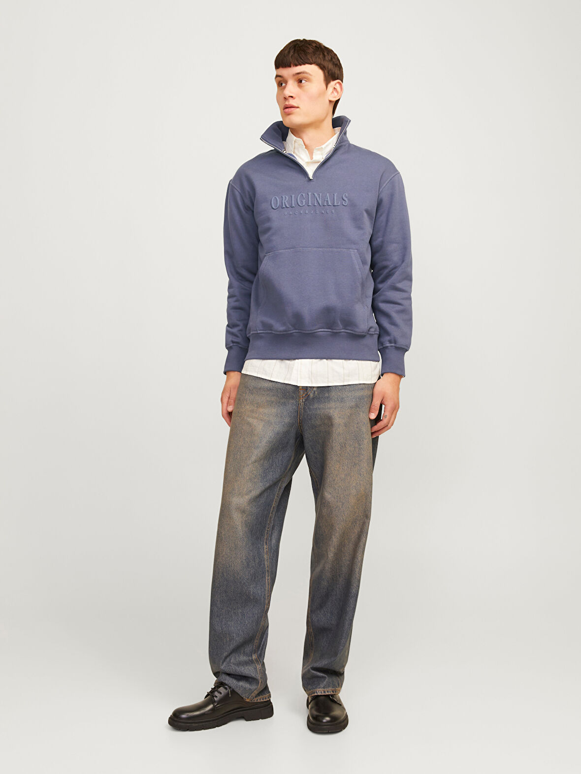 Jack & Jones Jorfrederiksberg Erkek Sweatshirt